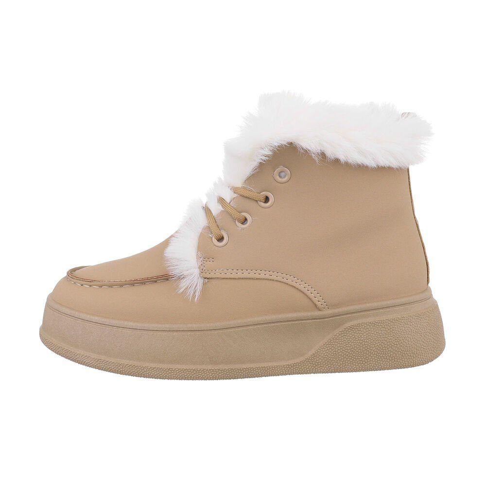 Damen Schnürschuhe Freizeit Snowboots