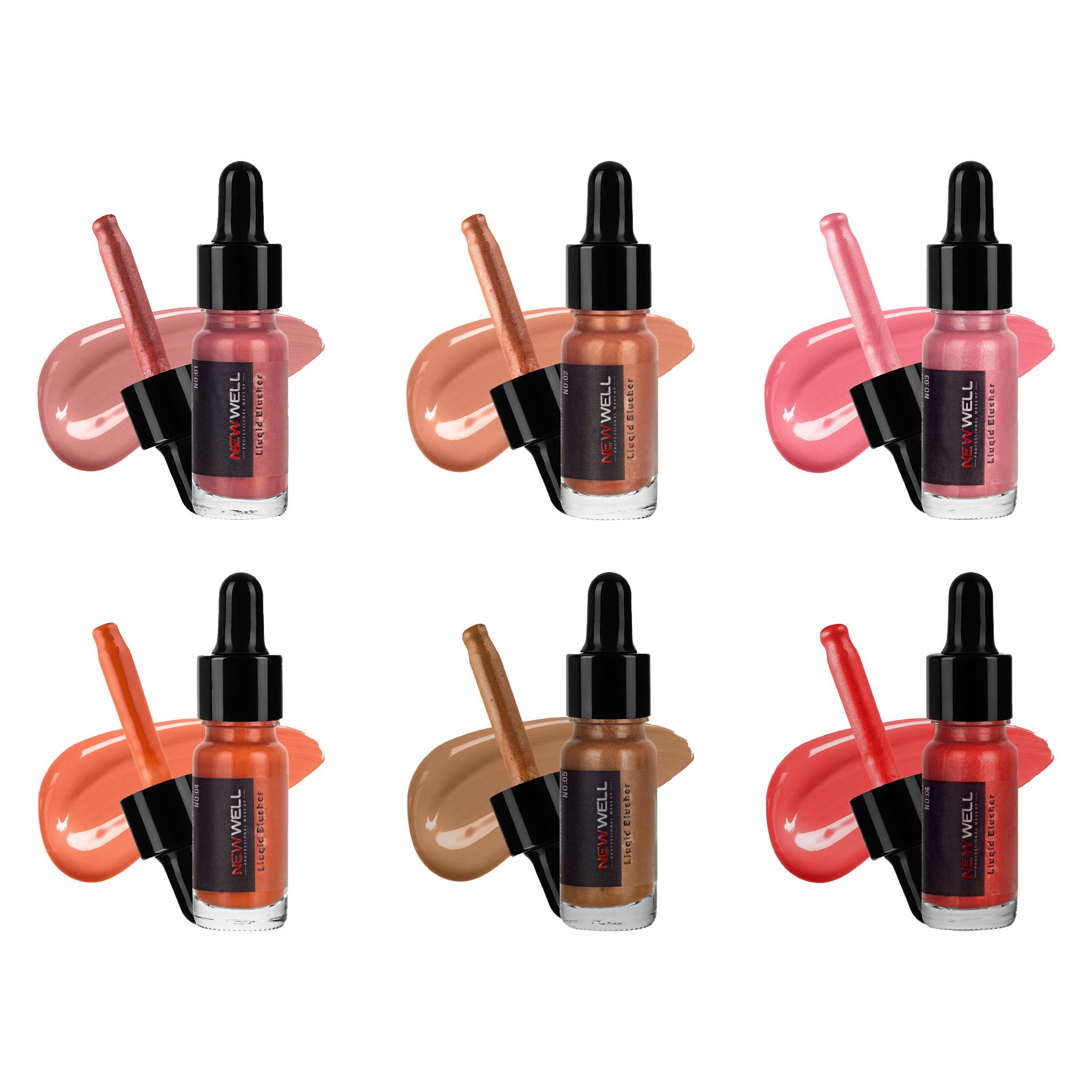Newwell Highlighter Liquid Blusher Make-Up Flüssig
