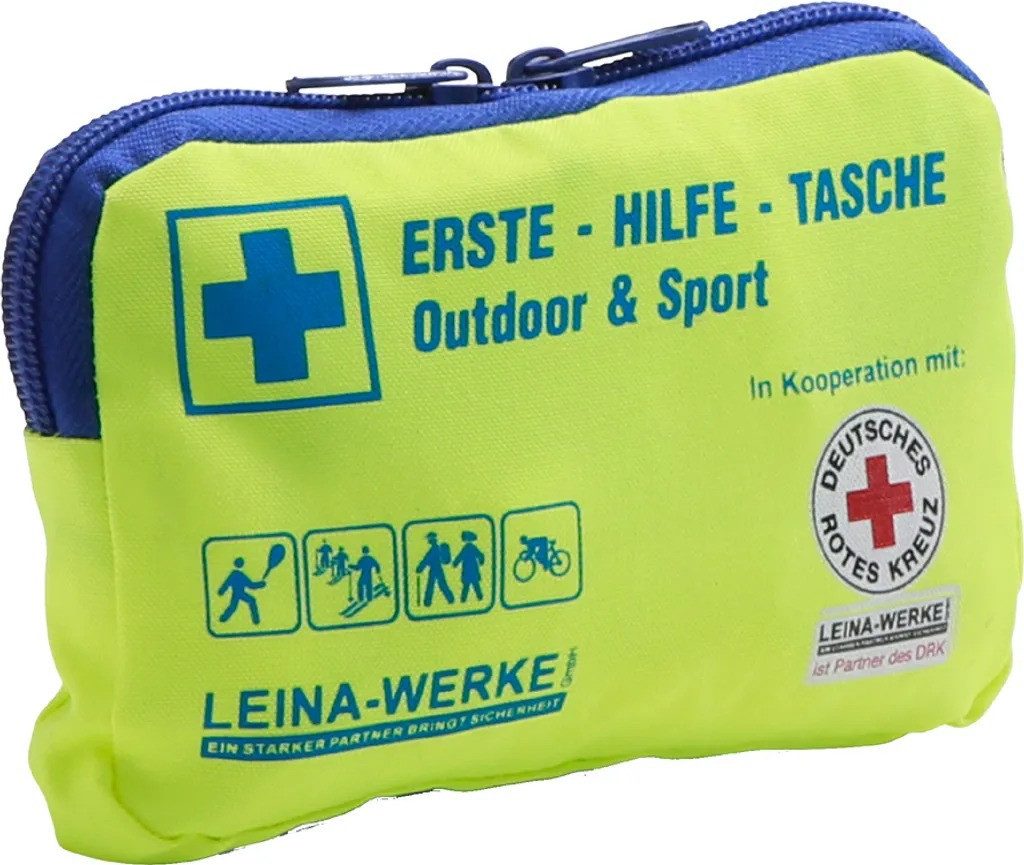 Leina-Werke Erste-Hilfe-Set LEINA-WERKE Erste-Hilfe-Tasche Outdoor & Sport DRK ohne DIN gelb