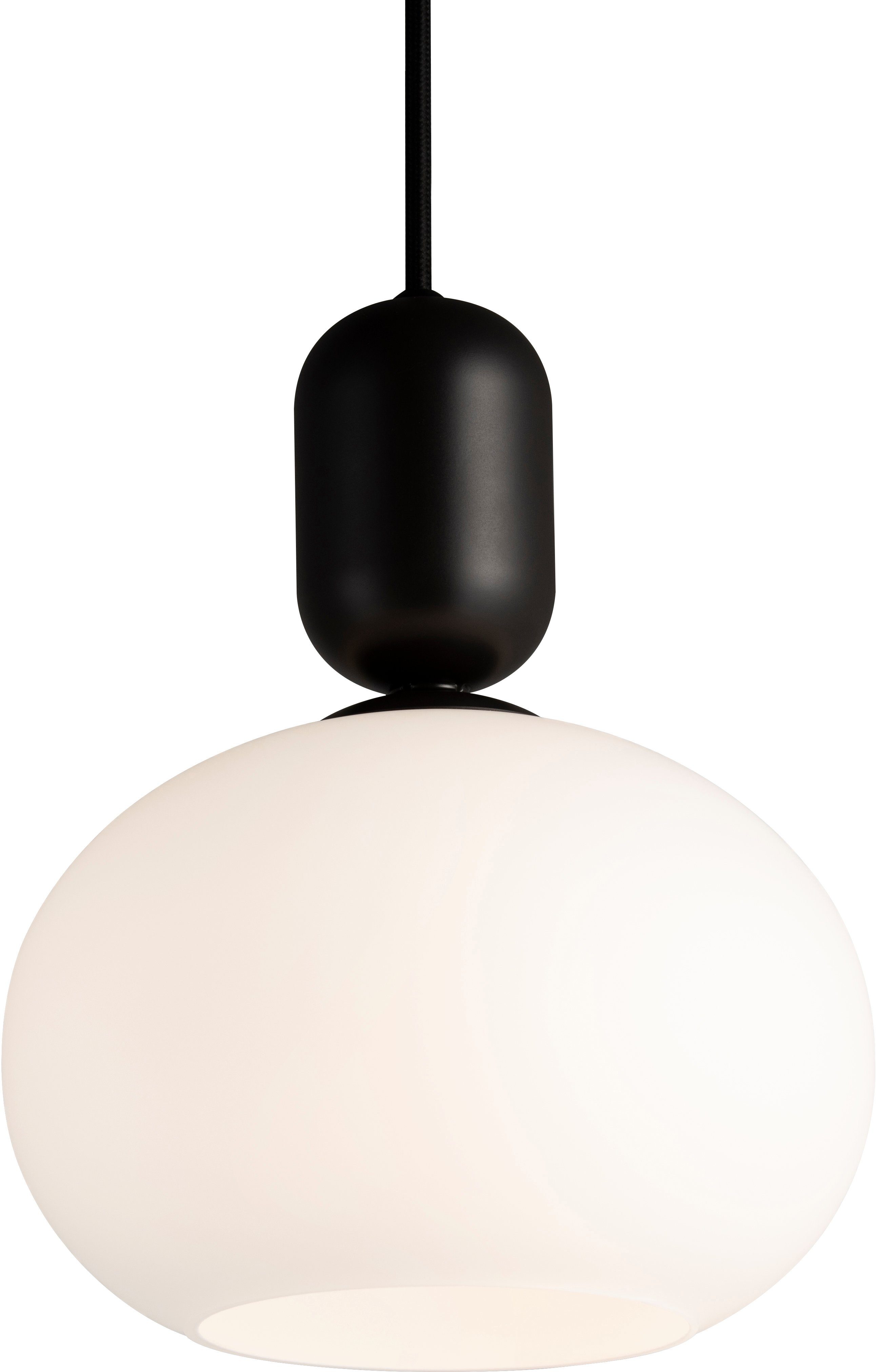 Nordlux Pendelleuchte Notti, ohne Leuchtmittel, Hängeleuchte, mundgeblasenes  Glas, Organisches Design, geeignet für Standard E27 LED Leuchtmittel
