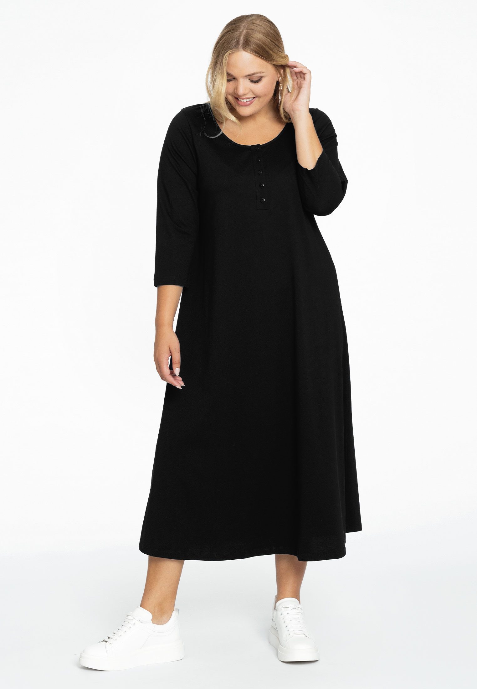 YOEK A-Linien-Kleid Damen Kleid Große Größen günstig online kaufen