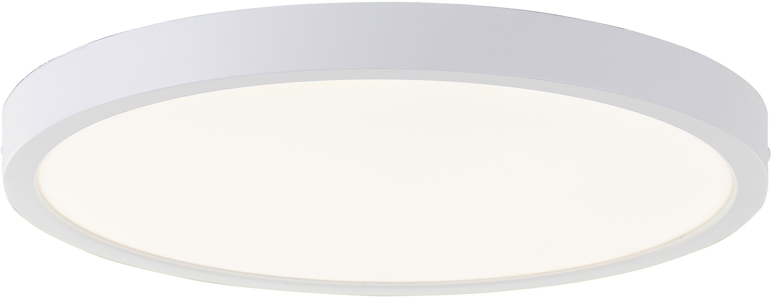 Brilliant LED Deckenleuchte Navara, LED fest integriert, Neutralweiß, Ø 37,5cm, Höhe 3 cm, 2900 lm, 4000 K, IP44