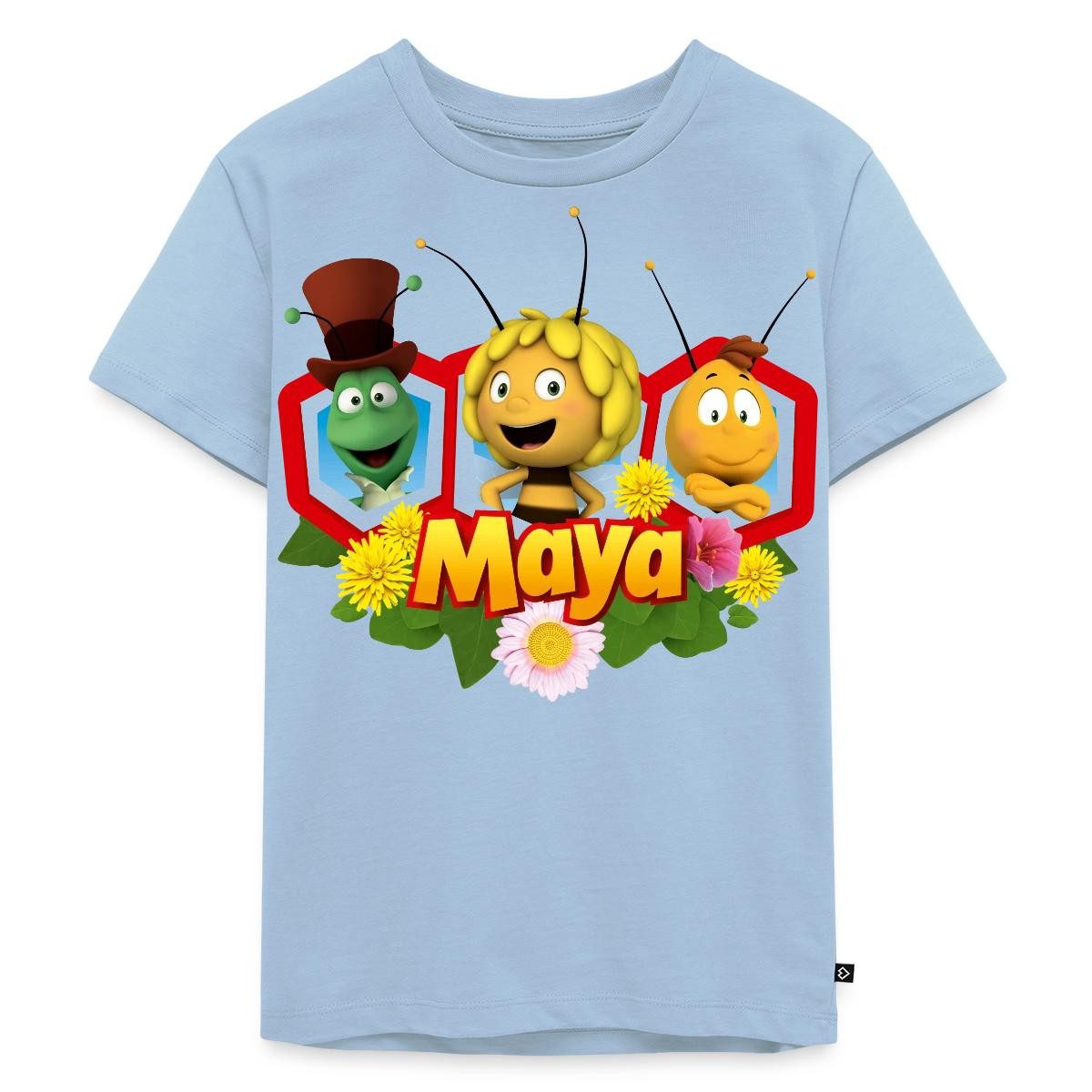 Spreadshirt T-Shirt Biene Maja Freunde Flip Willi Kinder Premium T-Shirt (1-tlg)