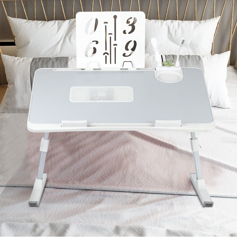 JEOBEST Laptoptisch Lapschreibtisch mit neigbarer Arbeitsfläche, günstig online kaufen