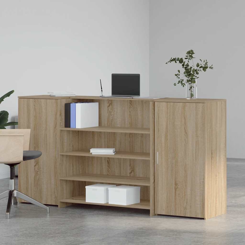 vidaXL Schreibtisch Empfangstheke Sonoma-Eiche 200x50x103,5 cm günstig online kaufen