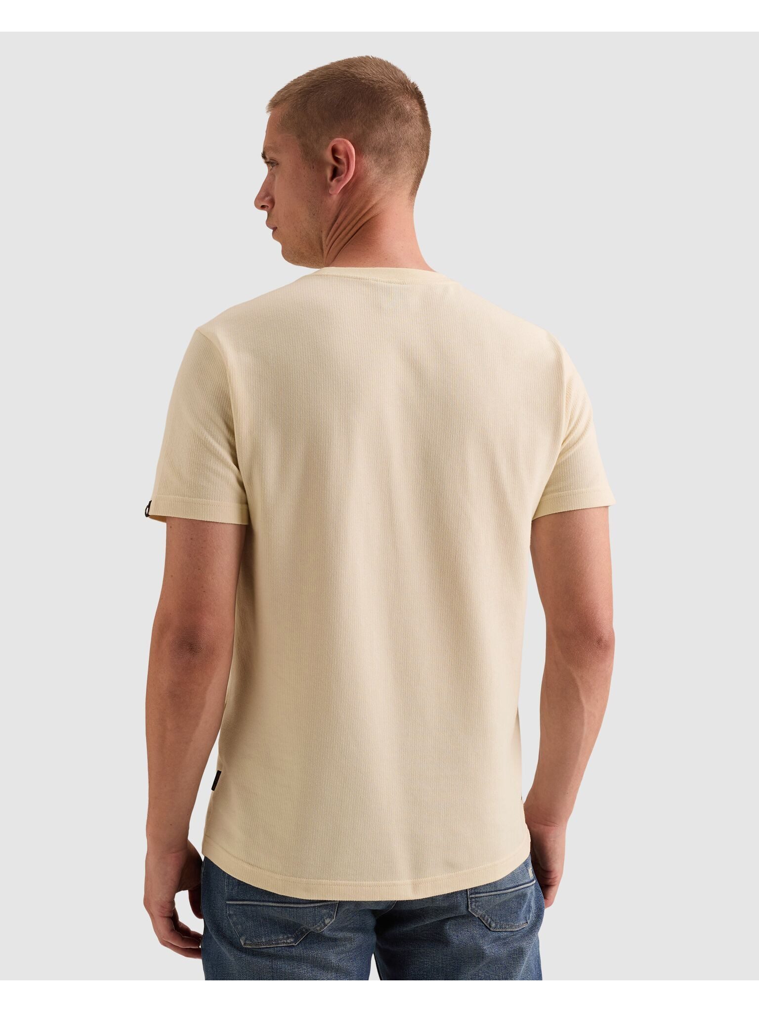 PME LEGEND T-Shirt Jersey-Material mit Waffel- Struktur – Bild 2 von 5