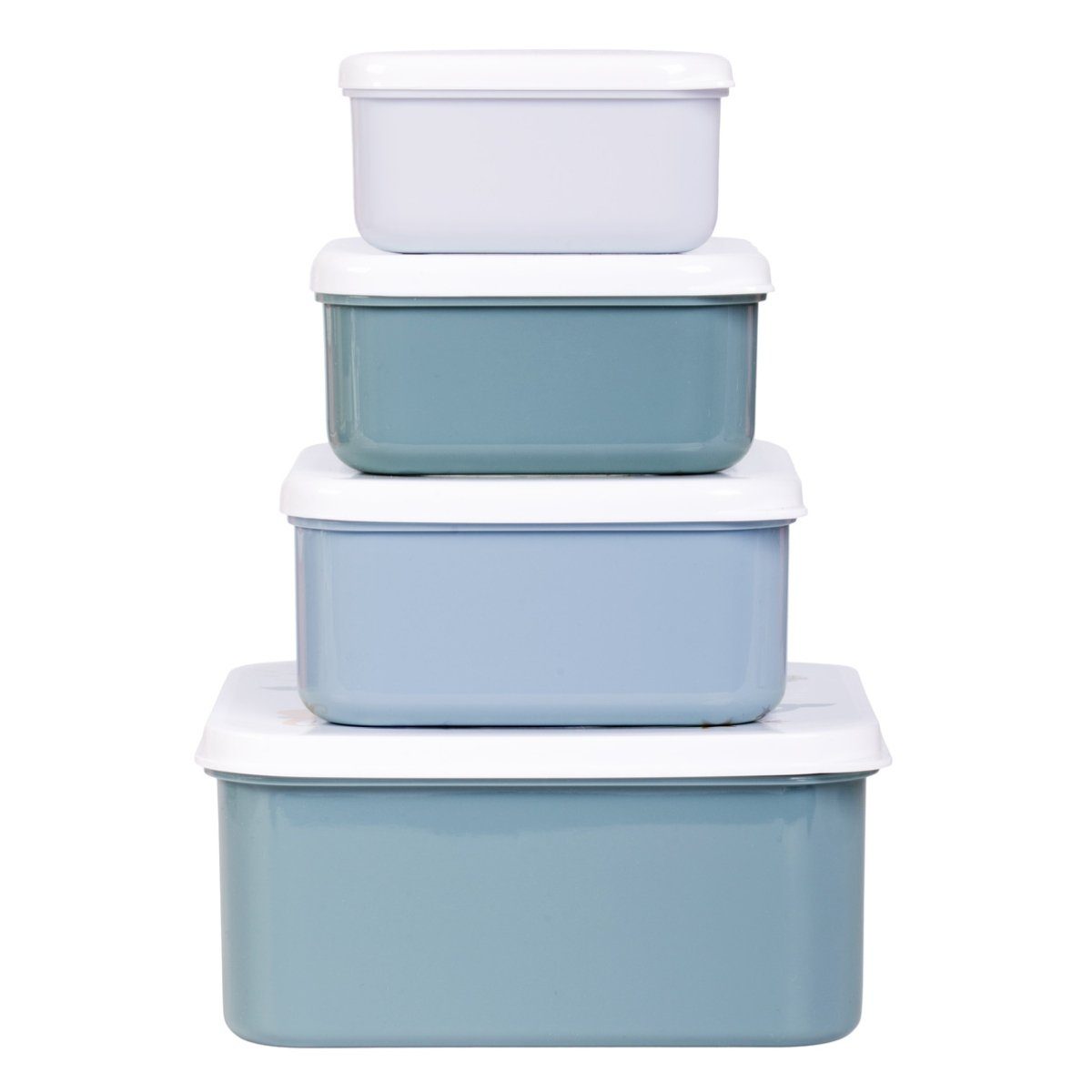 Ozean 4er unterschiedlichen Brotdosen Set Lunchbox little in Company lovely Größen A
