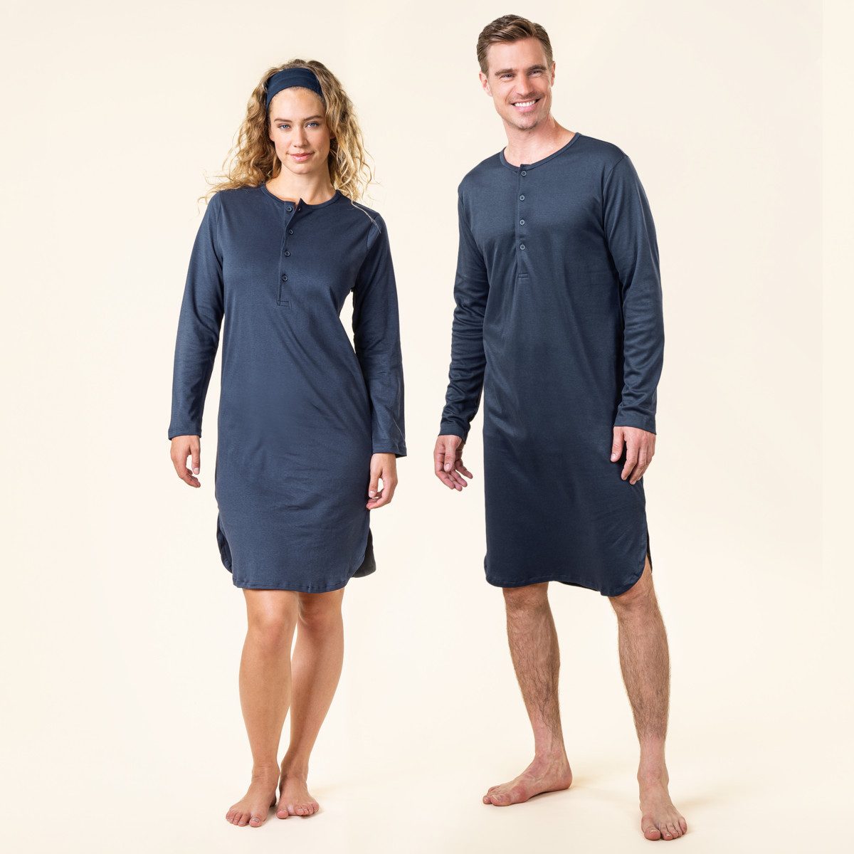 LIVING CRAFTS Nachthemd DOMINIQUE GOTS zertifiziert