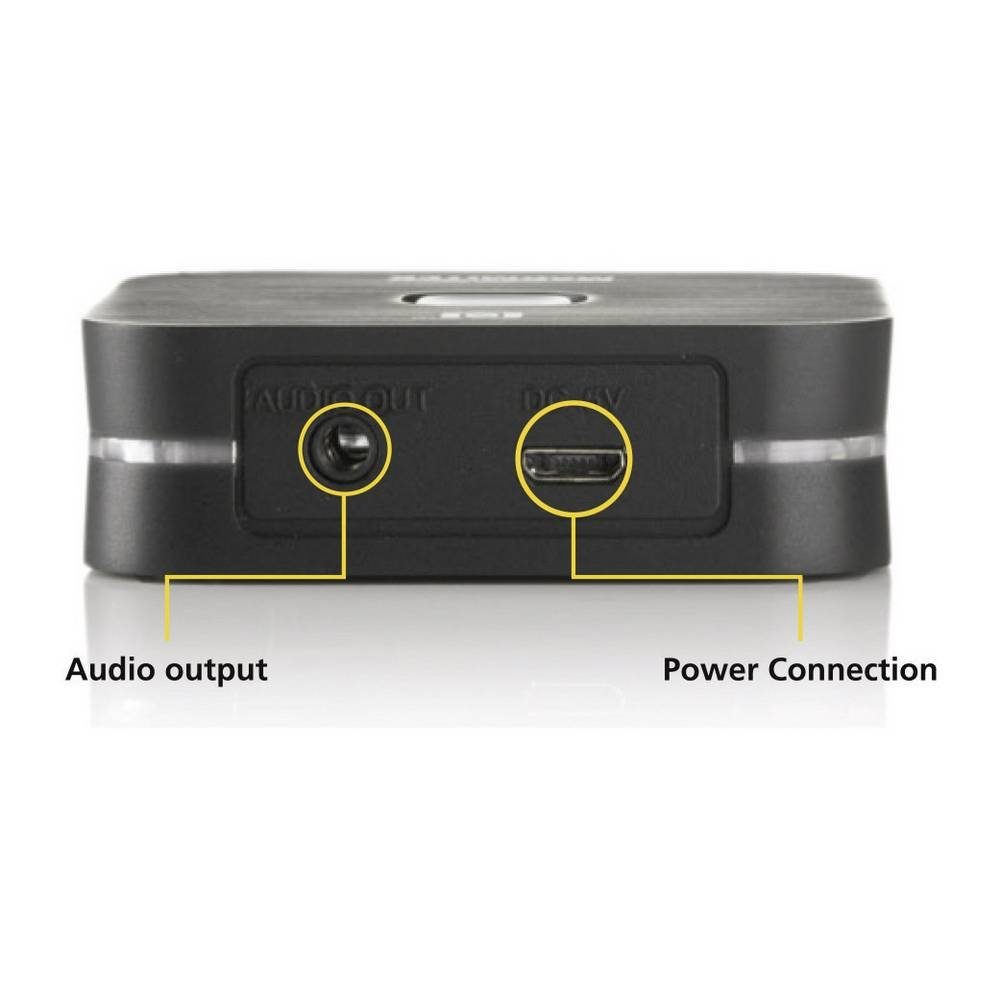 Marmitek Audioempfänger, Bluetooth, HiFi, NFC 25008182 Bluetooth-Adapter, unterstützt NFC-Übertragung
