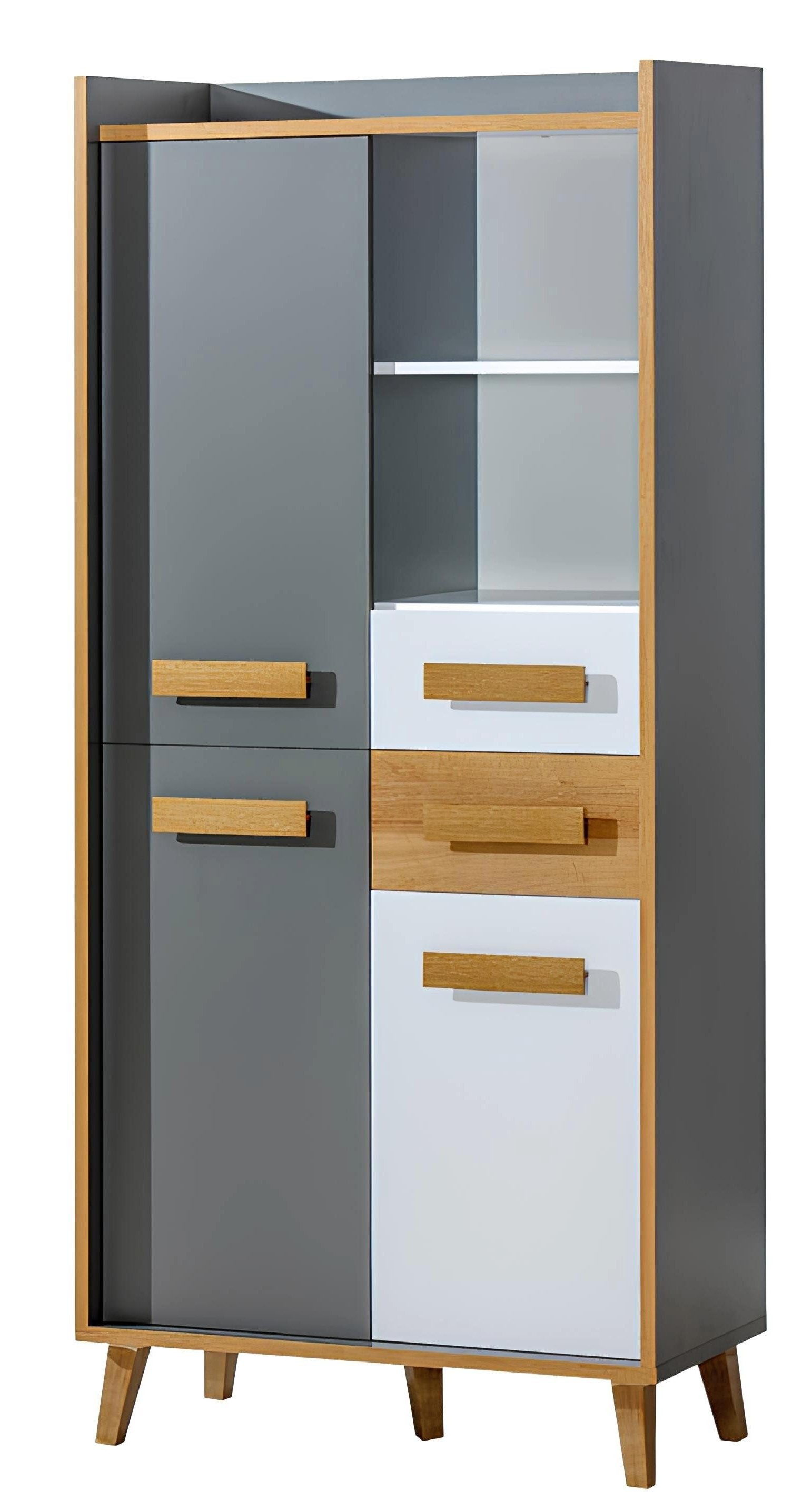 Xlmoebel Kinderkleiderschrank Designer Holzschrank in modernem Design für vielseitige Nutzung (1-St., Kleiderschrank) Hergestellt in Europa