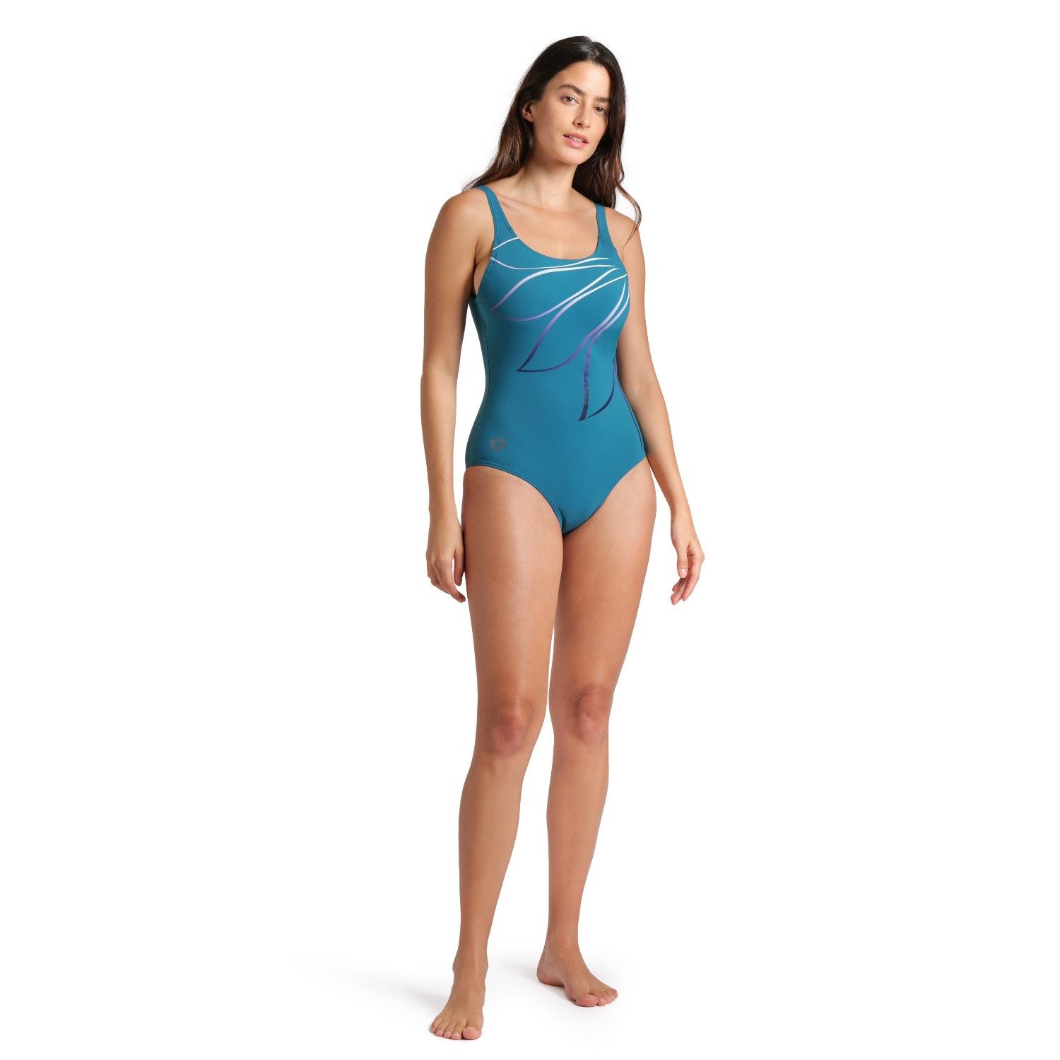 Arena Badeanzug Giorgia Squared einteiler Schwimmanzug mit C-Cup