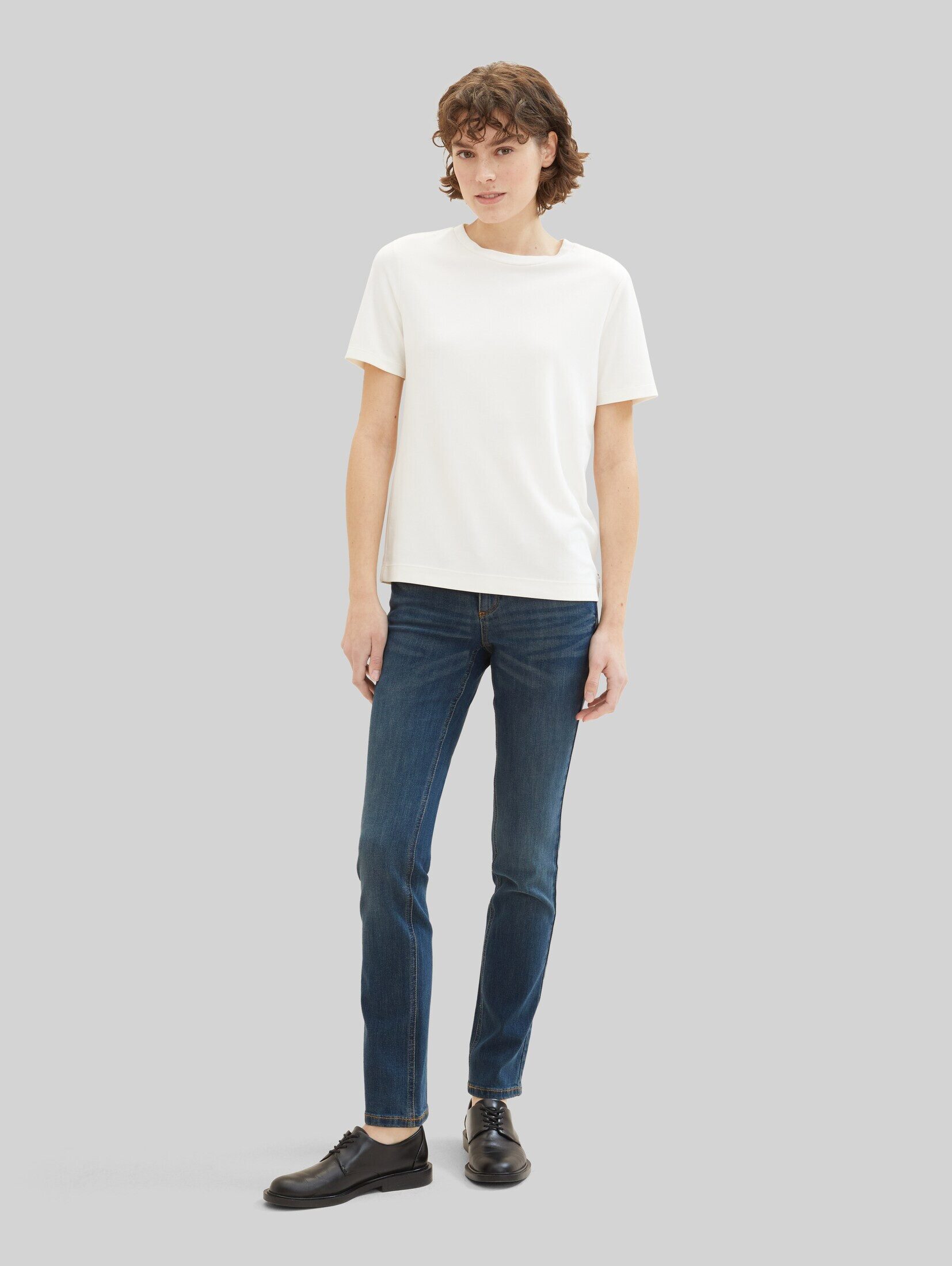 TOM TAILOR Straight-Jeans Jeanshosen TTALEXA STRAIGHT Jeans – Bild 2 von 5