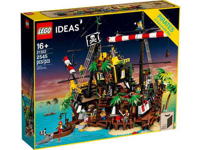 LEGO® Konstruktionsspielsteine LEGO® Ideas - Piraten der Barracuda-Bucht, (Set, 2545 St)