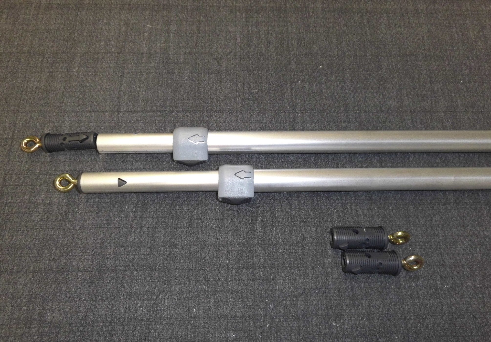 dwt Zeltstange Vordachspannstab-Set 120-200cm Alueasy 25/22 mm