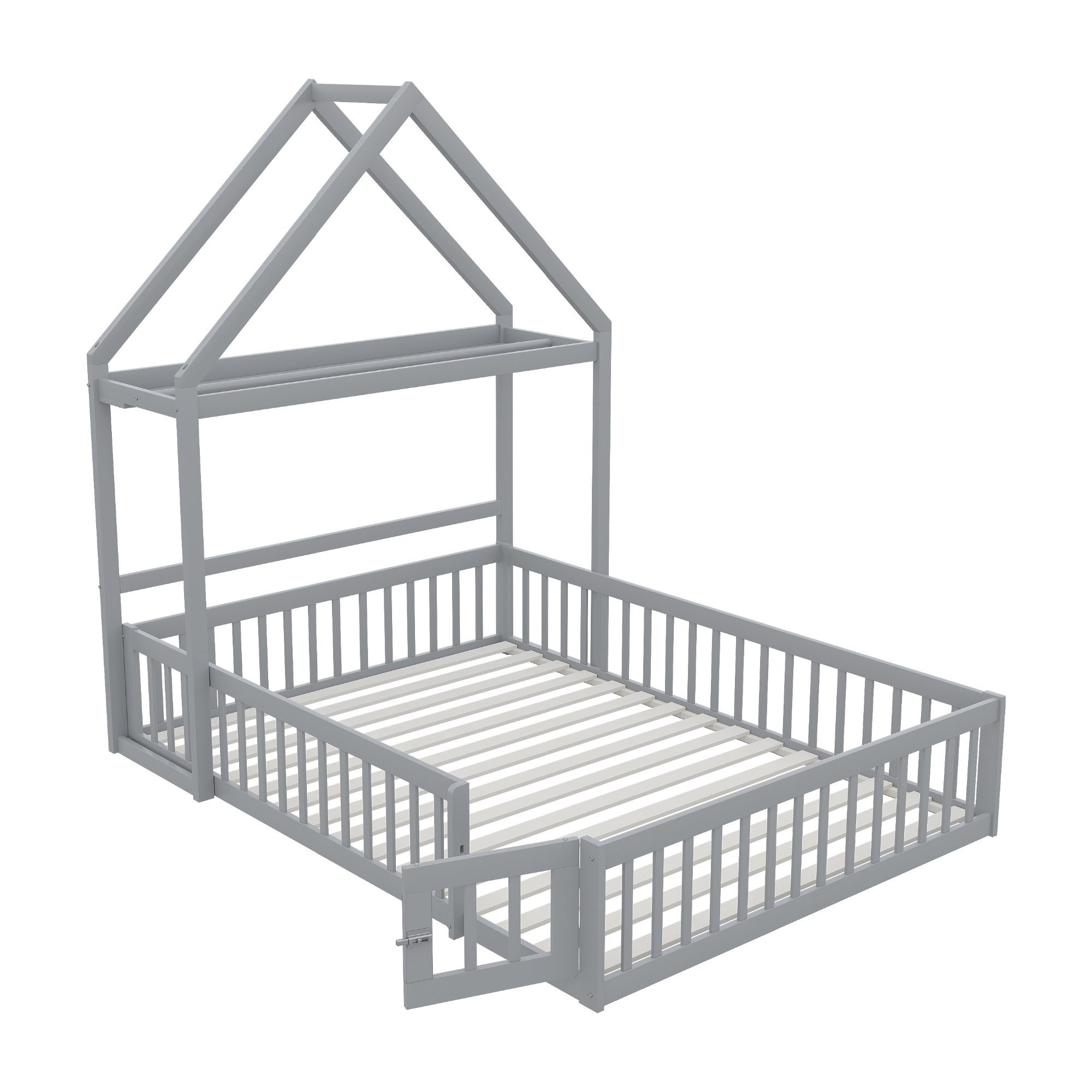 Furnishings Home Kinderbett Massivholzbett Bodenbett Einzelbett günstig online kaufen
