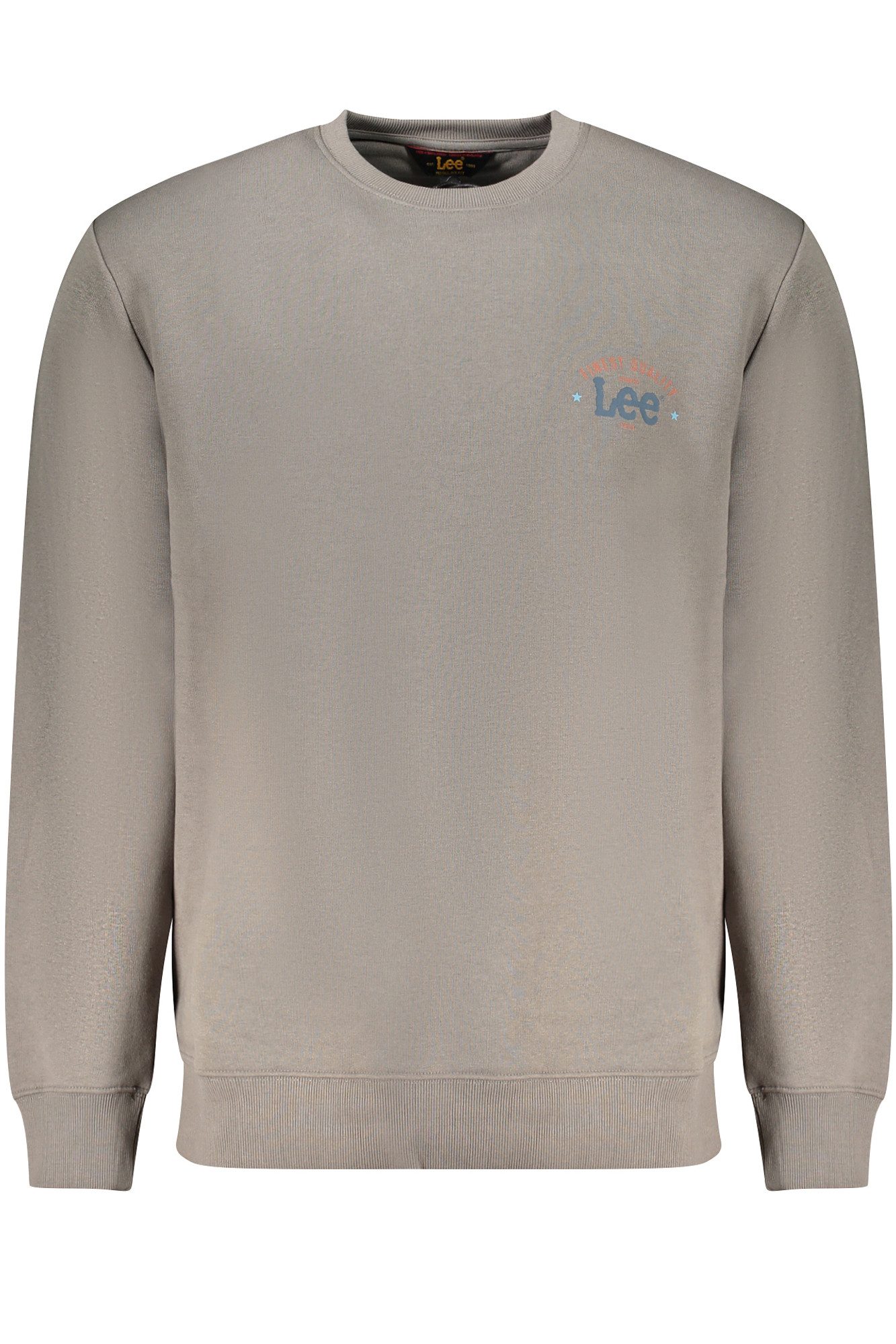 Lee® Sweatshirt Grauer Herren Pullover mit Rundhals und