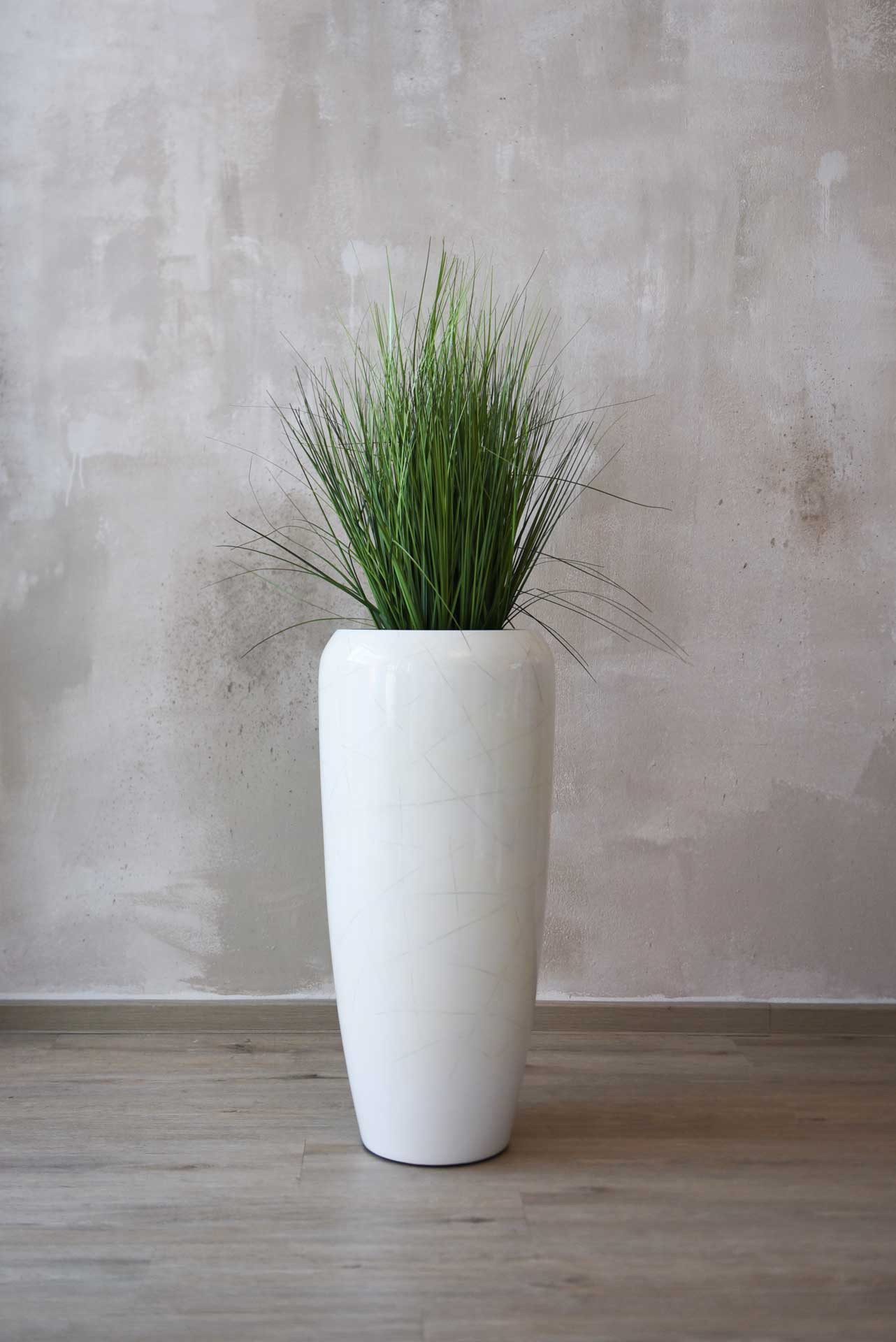 VIVANNO Bodenvase Fiberglas CAVITA Rund - günstig online kaufen