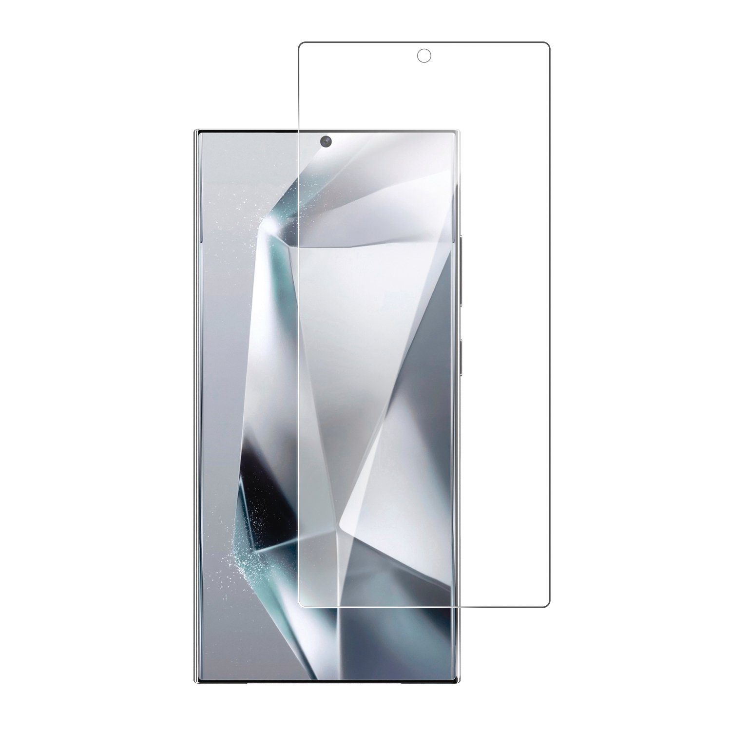4smarts Second Glass Displayschutz für Samsung Galaxy S24 Ultra,  Displayschutzglas, Bildschirmschutz