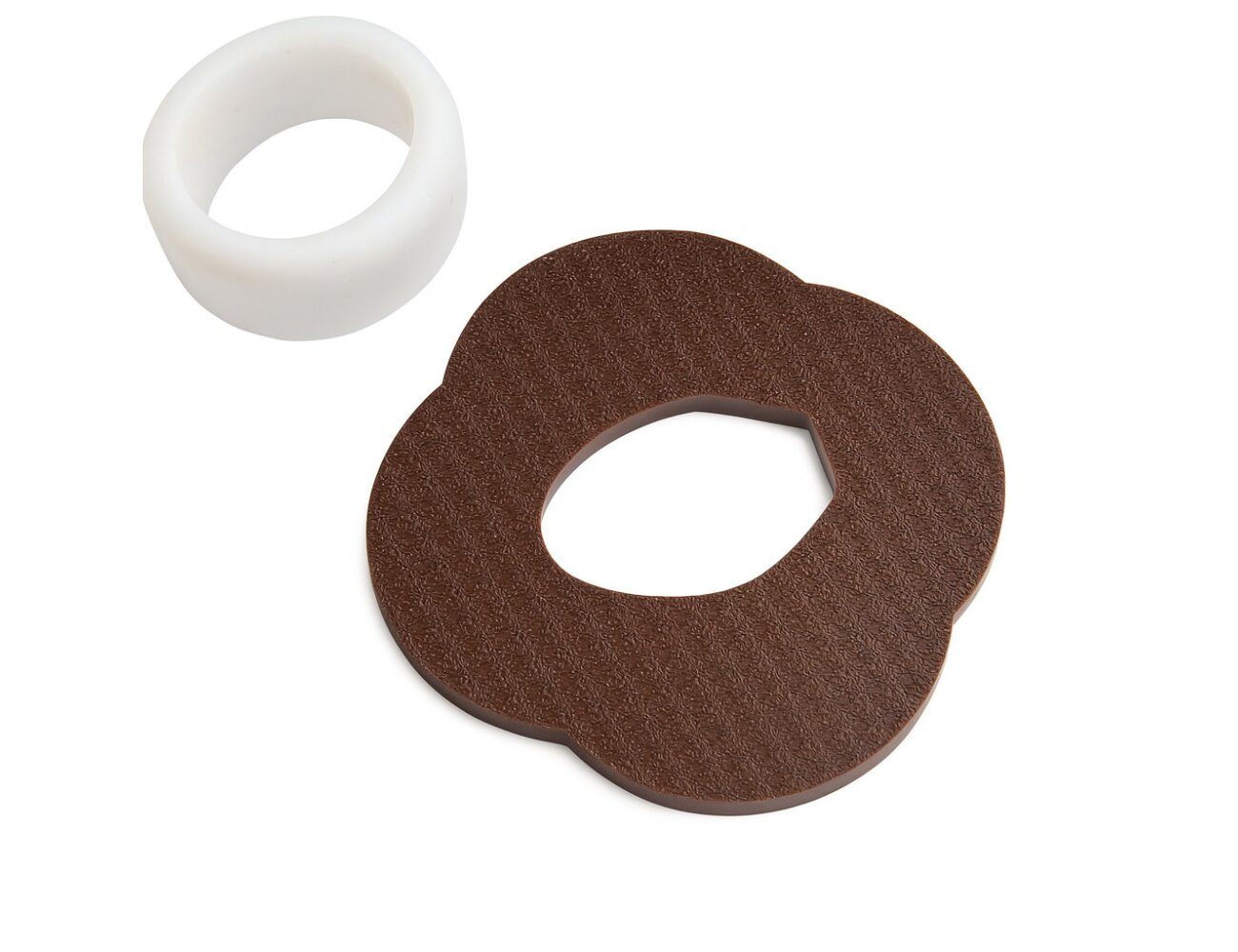 BAY-Sports Holzschwert Tsuba & Tsubadome für Bokken Katana Ersatz Zubehör Ring Kendo Samurai (Stück, Tsuba und Tsubadome), passend für alle normale Bokken Standart Размер Material: Kunststoff