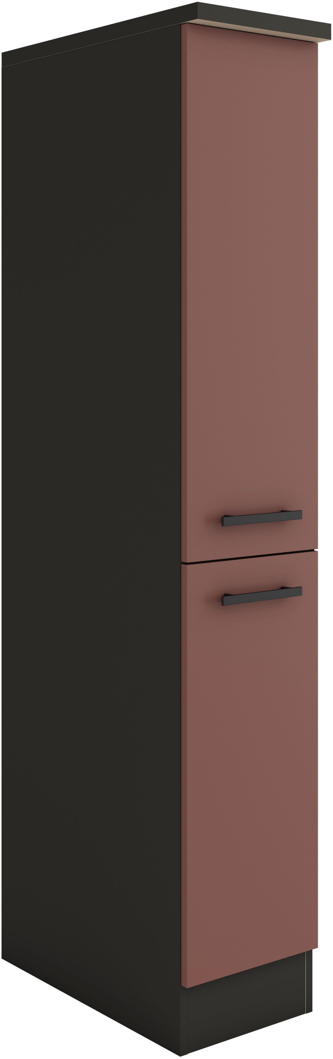 OPTIFIT Apothekerschrank Palma Breite 30 cm, Höhe 174,4 cm, 2 Auszüge, 5 Ablagen