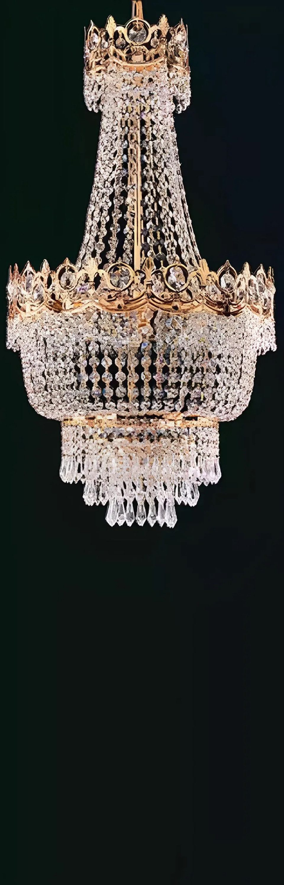 JVmoebel Kronleuchter Modern Kronleuchter Deckenleuchter Gold Lüster Krista günstig online kaufen