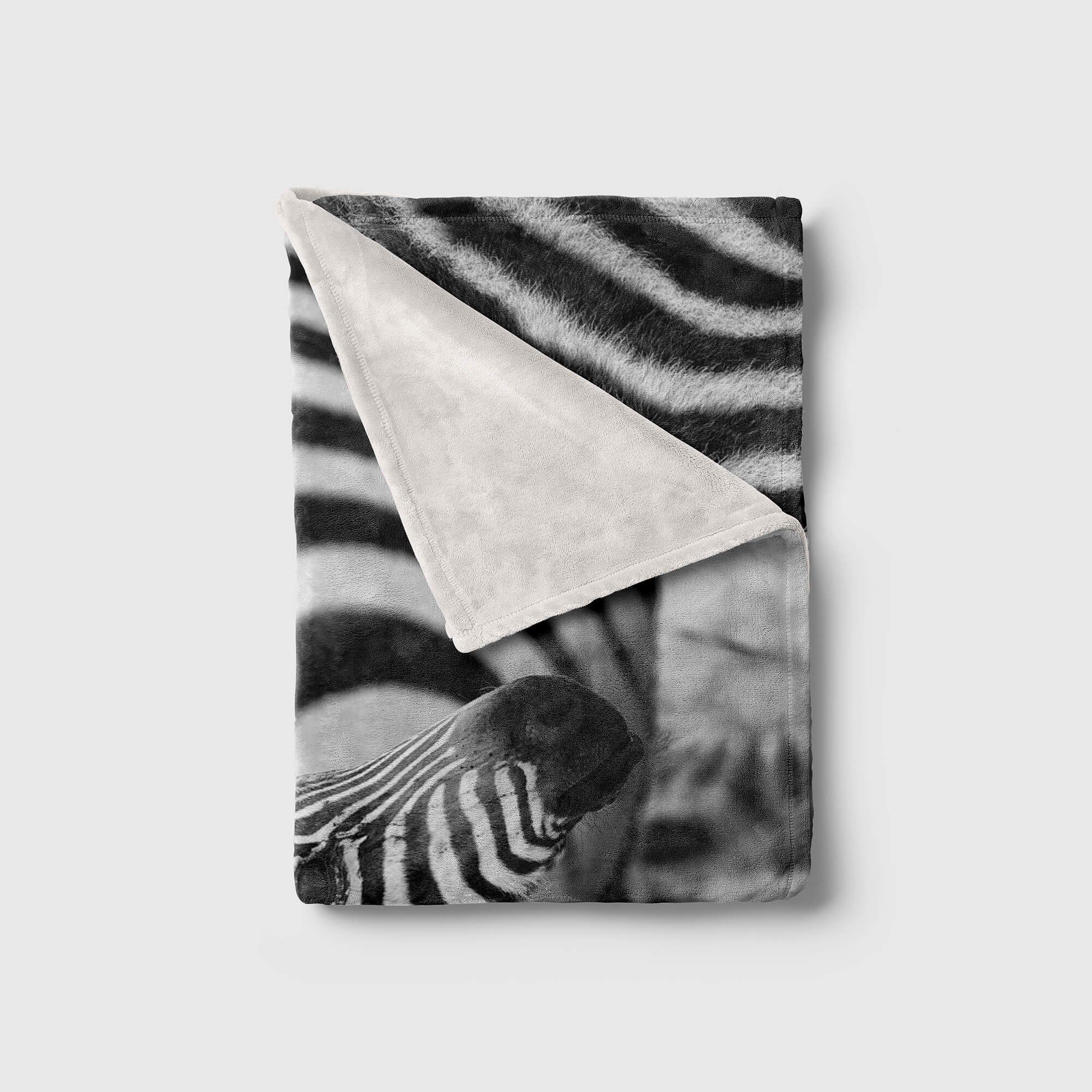 (1-St), Kuscheldecke Sinus Handtücher Baby Handtuch Handtuch Süß, Zebra Strandhandtuch Art Baumwolle-Polyester-Mix mit Saunatuch Tiermotiv