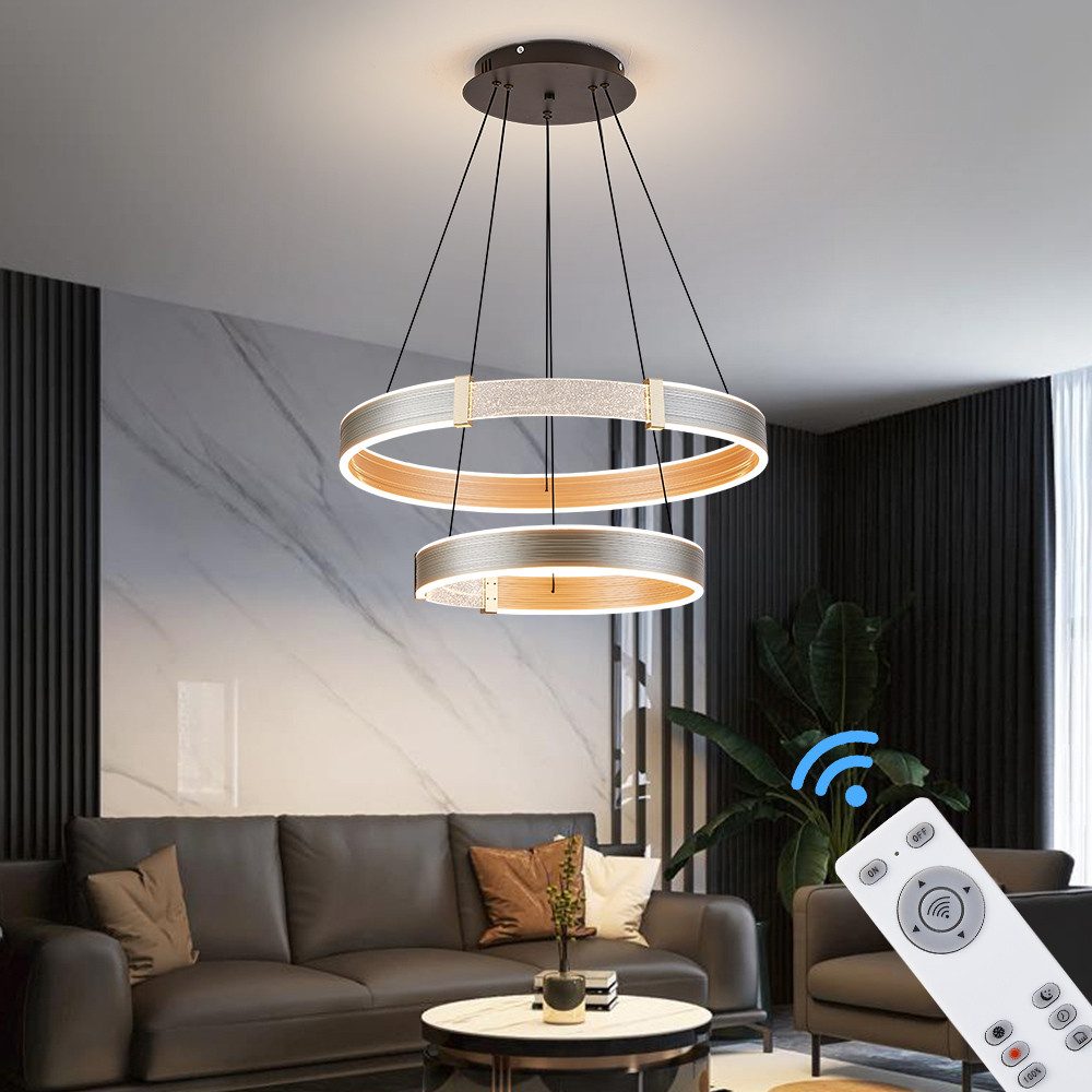 Eurotondisplay LED Deckenleuchte LED Deckenleuchte Fernbedienung/Handy-App günstig online kaufen