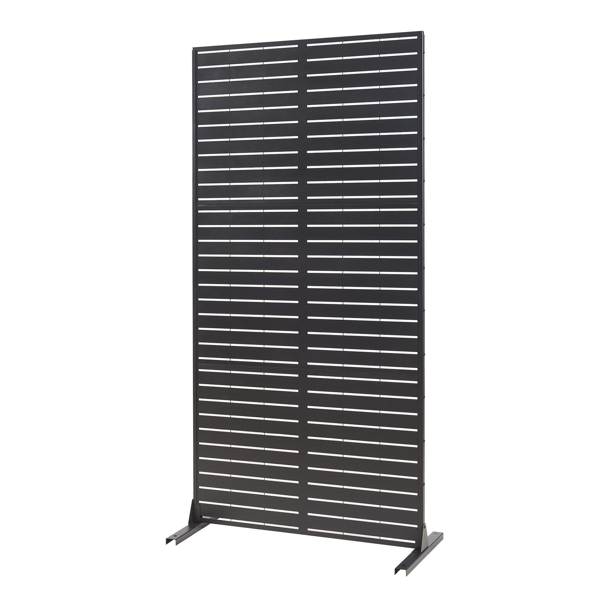 casa.pro Raumteiler, »Trolu« Indoor verzinkter Stahl 200 x 100 x 50 cm Schw günstig online kaufen