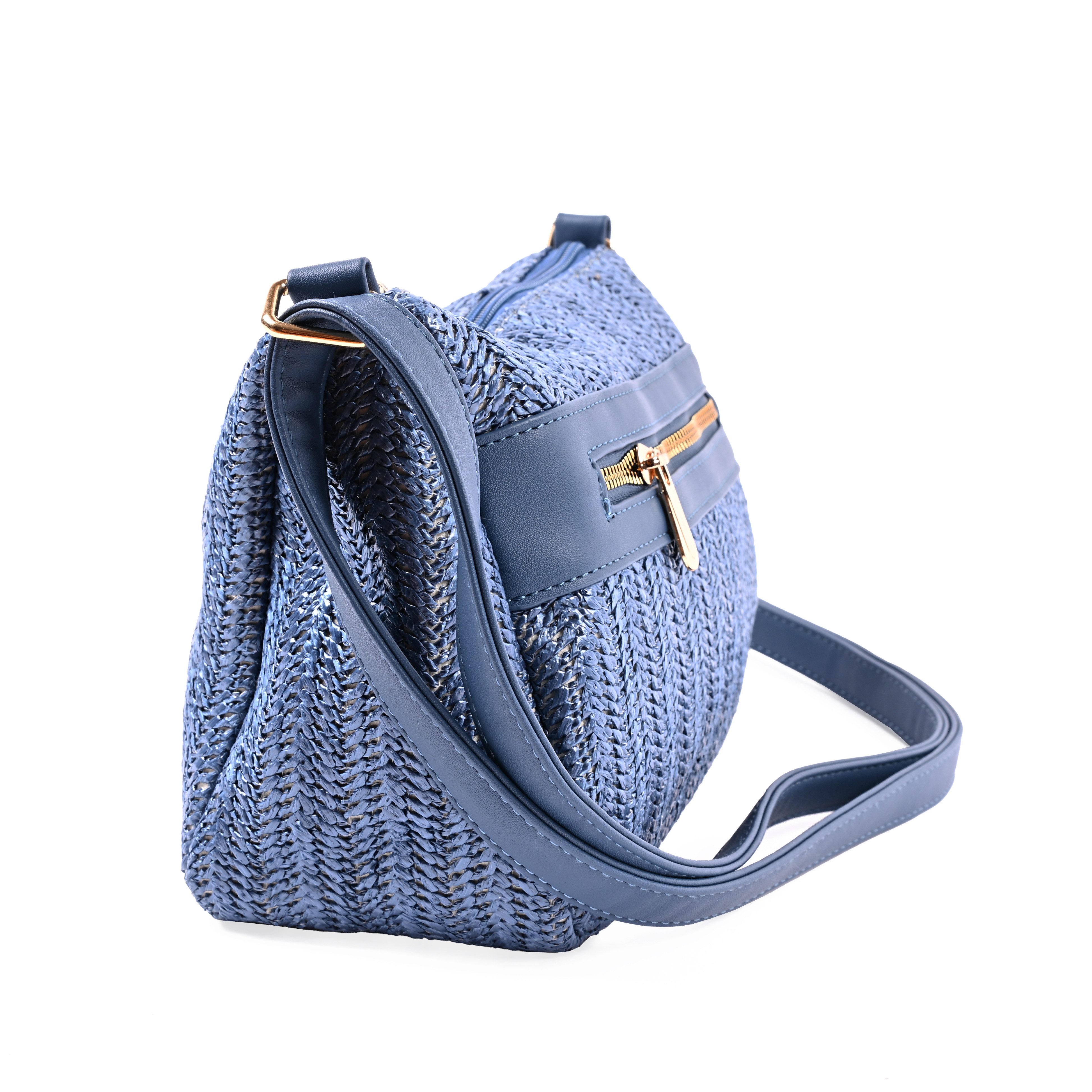 Goodman Design Schultertasche Modische Umhängetasche mit Flechtmuster, Kombiniert Funktionalität mit trendigem Design