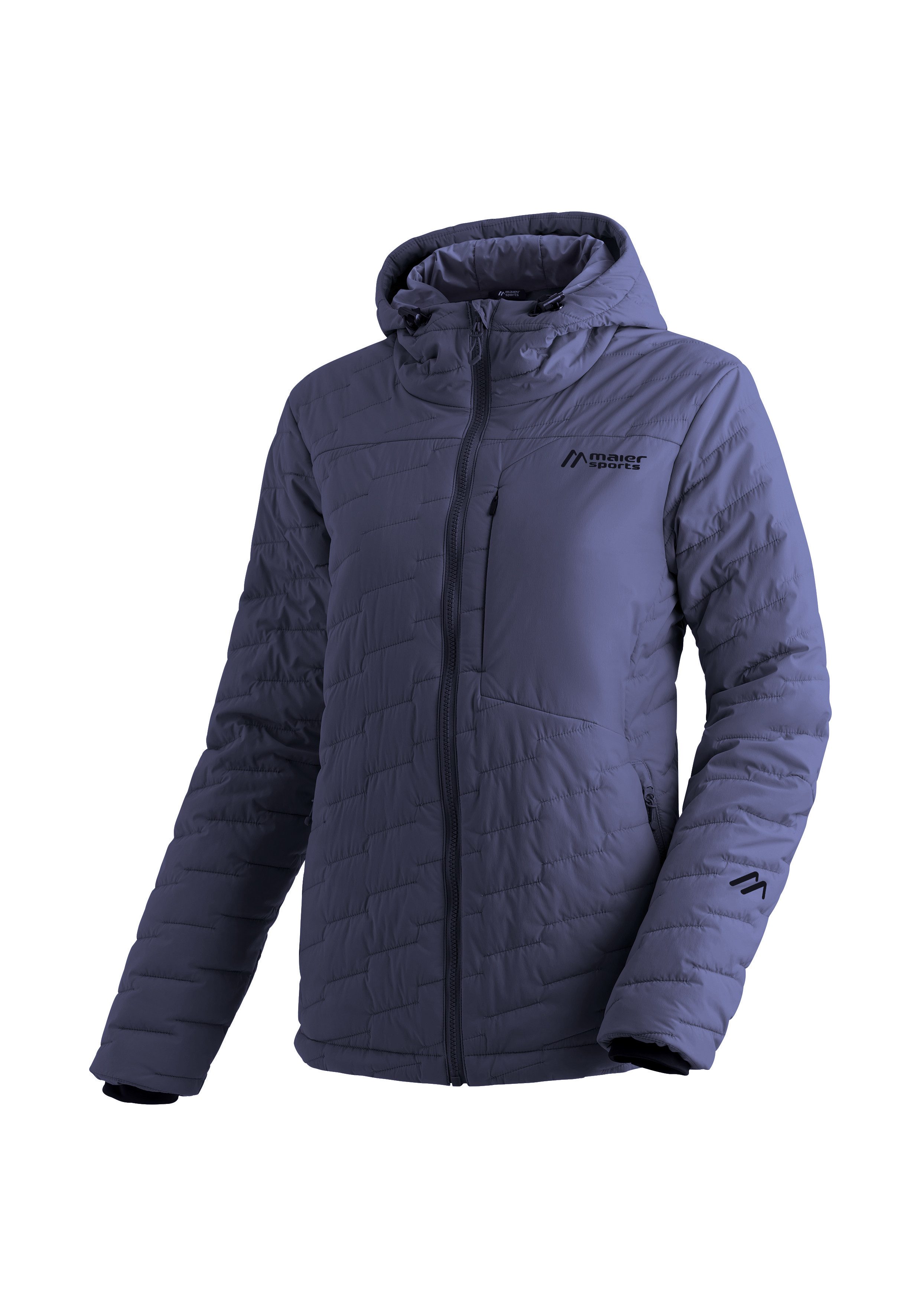 Maier Sports Funktionsjacke Donovaly W Damen Outdoorjacke, Primaloft Jacke mit 3 RV-Taschen und Kapuze