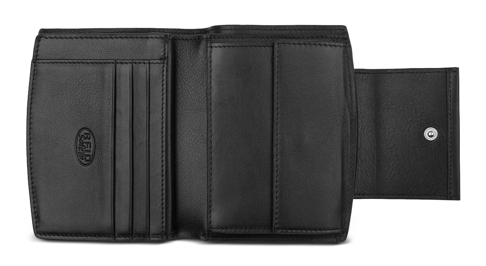 bugatti Geldbörse Ladies Wallet, aus echtem Rindsleder mit RFID-Blocker Schutz