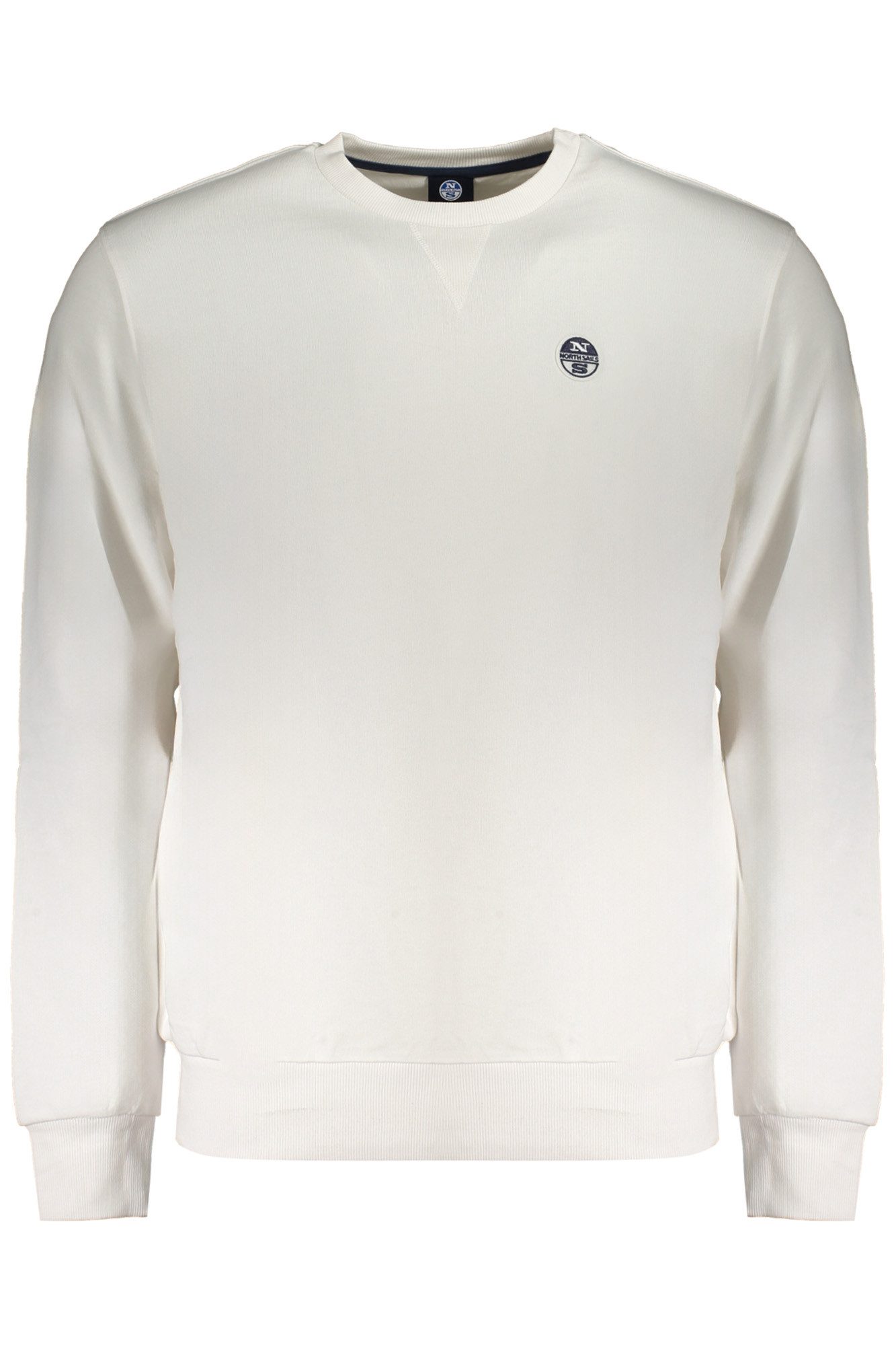 North Sails Sweatshirt Weißes Herren Langarm-Sweatshirt: Komfort & Stil