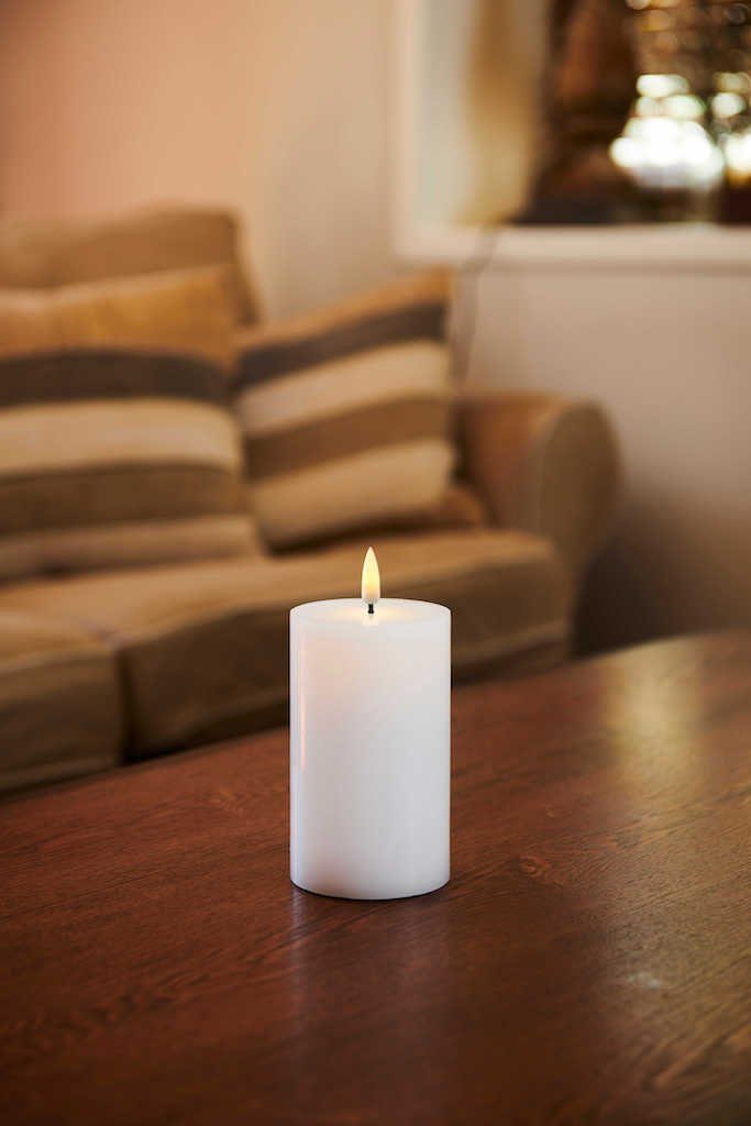 Sirius Home A/S LED-Kerze Sille wiederaufladbar Echtwachs weiss, mit eingeb günstig online kaufen
