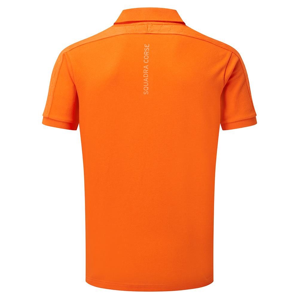 Automobili Lamborghini Poloshirt Squadra Corse Polohemd Schriftzug auf dem Rücken