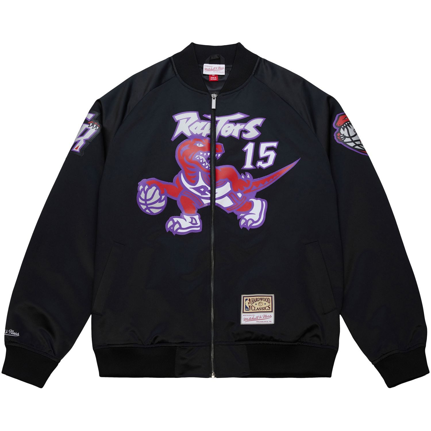 Bomberjacke Satin MAXXED Toronto Raptors Vince Carter