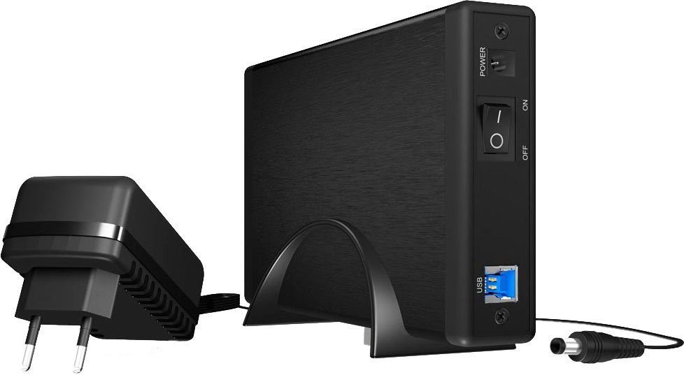 ICY BOX ICY BOX Externes Gehäuse für 3,5´´ SATA HDDs mit USB 3.0 Anschluss Computer-Adapter