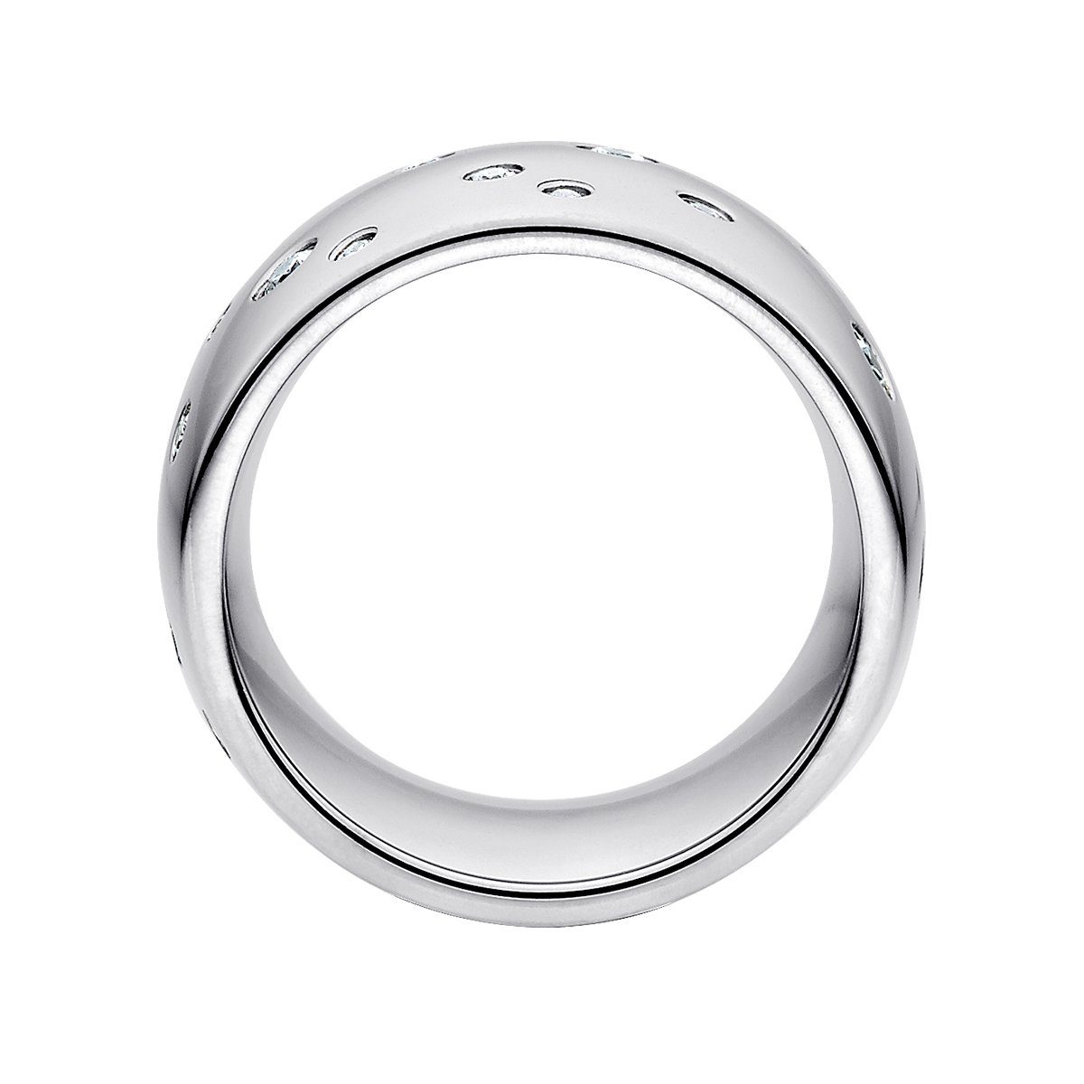Heideman Damenring (Ring, Stein Fingerring Astrum mit 1-tlg., weiss Geschenkverpackung), inkl. oder farbig Poliert