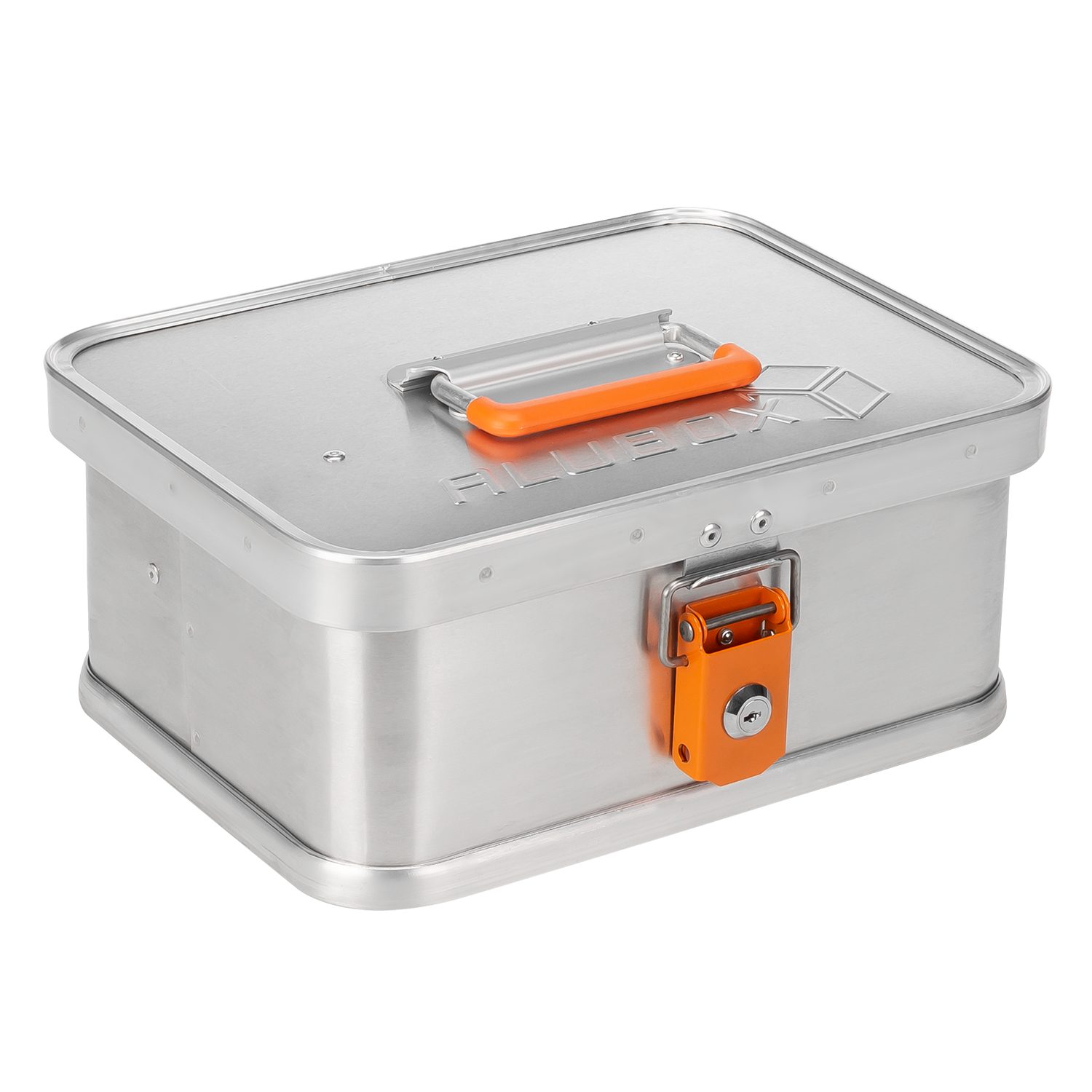 Comfort Line - 3er-Set Aufbewahrungsboxen mit Deckel - 15 Liter -  Transparent/Grau