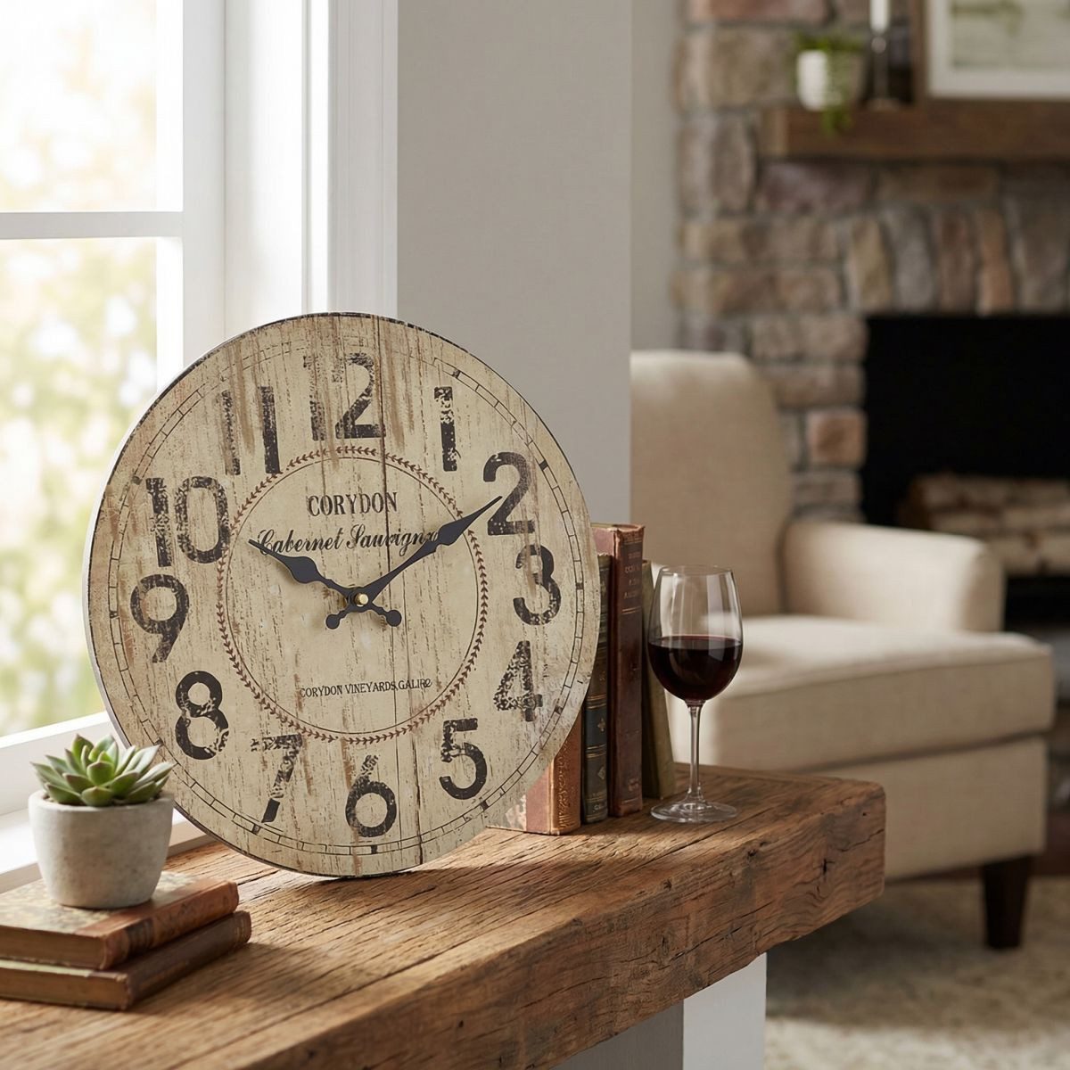 Ambiente Haus Wanduhr Wanduhr - Corydon - 28 cm