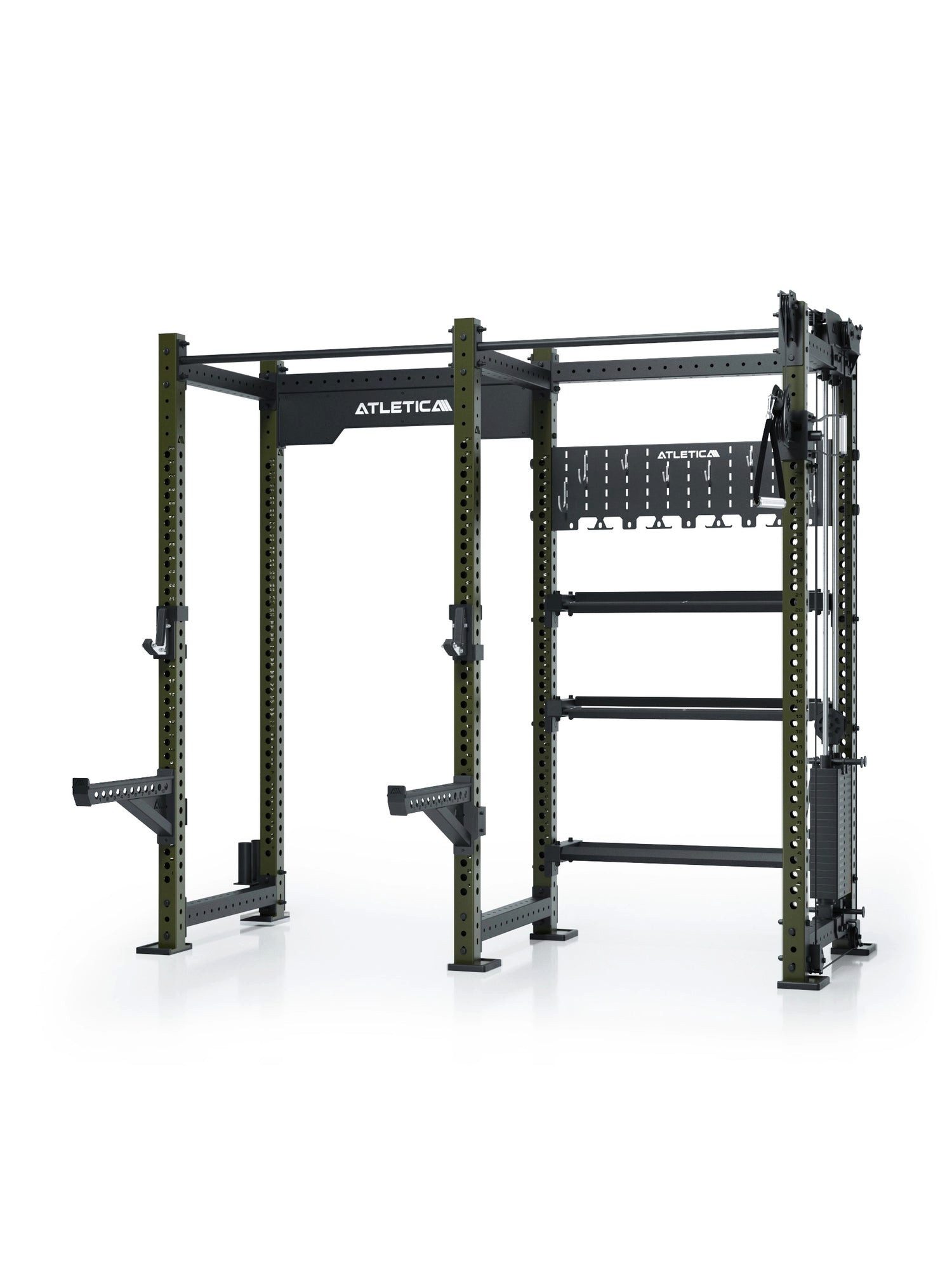 ATLETICA Power Rack R8 Falcon R, Military Green, Power Rack