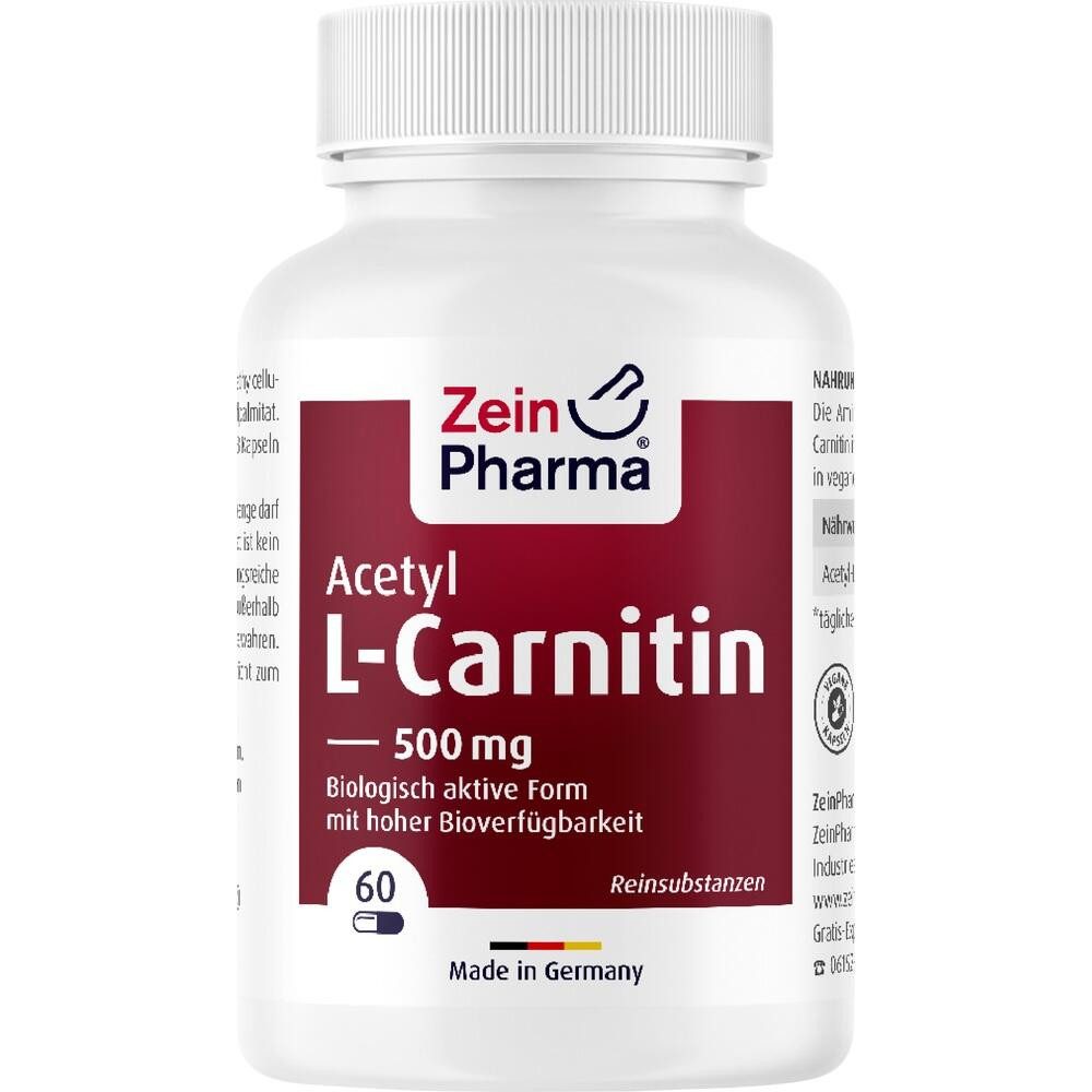 Zein Pharma - Germany GmbH ACETYL-L-CARNITIN KAPSELN Kapseln, 60 St.