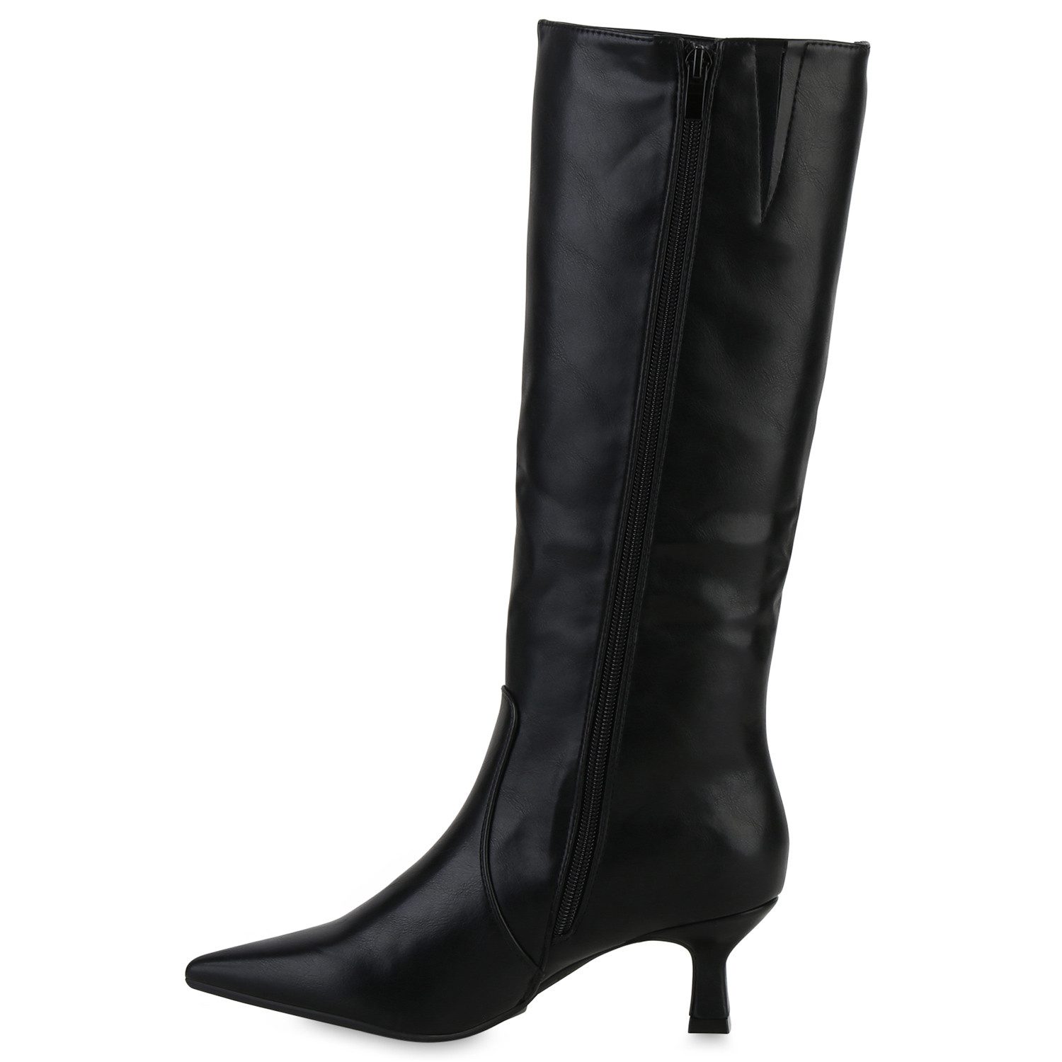 VAN HILL 841791 Stiefel Damen Gefütterte Klassische Stiefel Spitz Basic Led günstig online kaufen