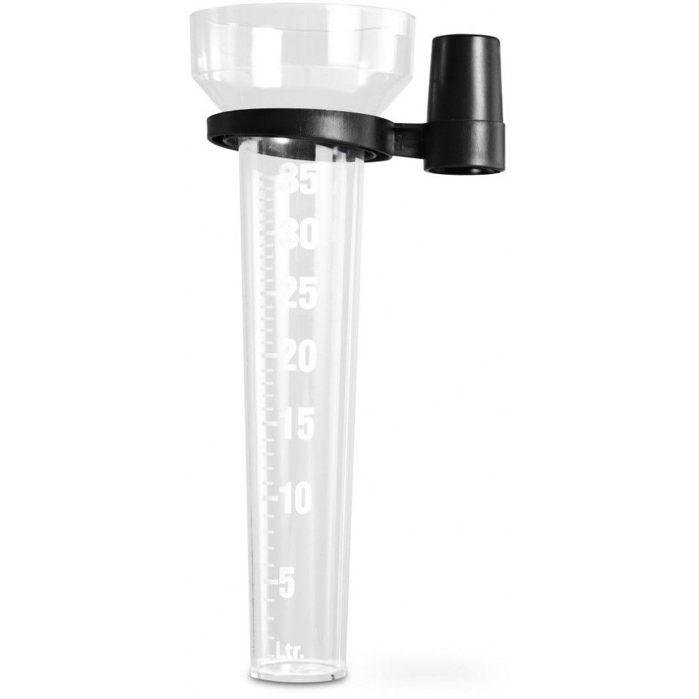 Wetterstation Hama Regenmesser transparent für Garten und Outdoor.