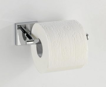 WENKO Handtuchhalter, Toilettenpapierhalter ohne Deckel, Papierrollenhalter, ohne bohren