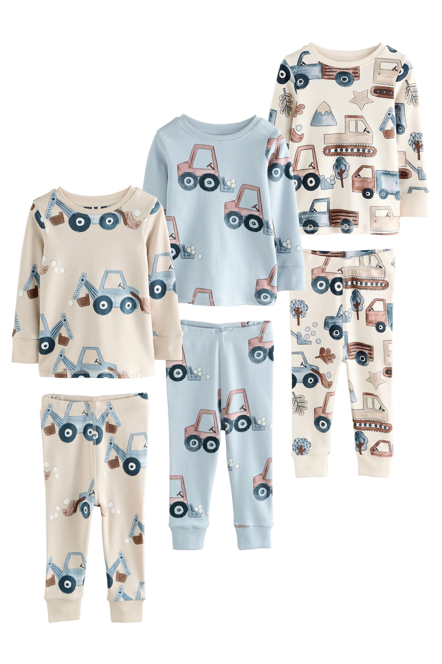 Next Pyjama Kuscheliger Pyjama im 3er-Pack günstig online kaufen