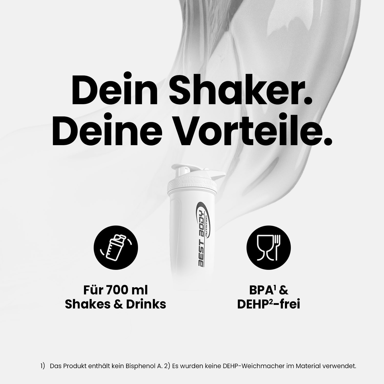 Best Body Nutrition Protein Shaker Edelstahl Shaker - Design Best Body Nutrition