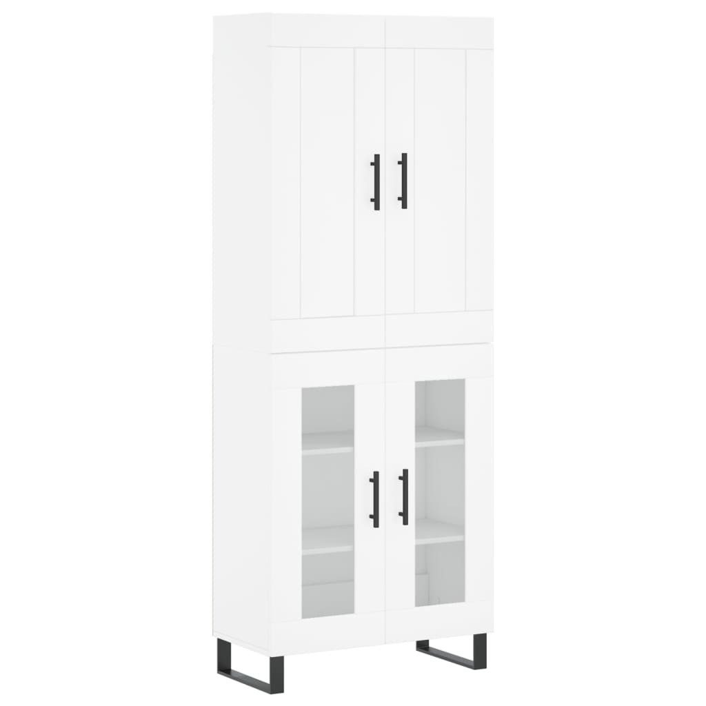 vidaXL Highboard Highboard Weiß 69,5x34x180 cm günstig online kaufen