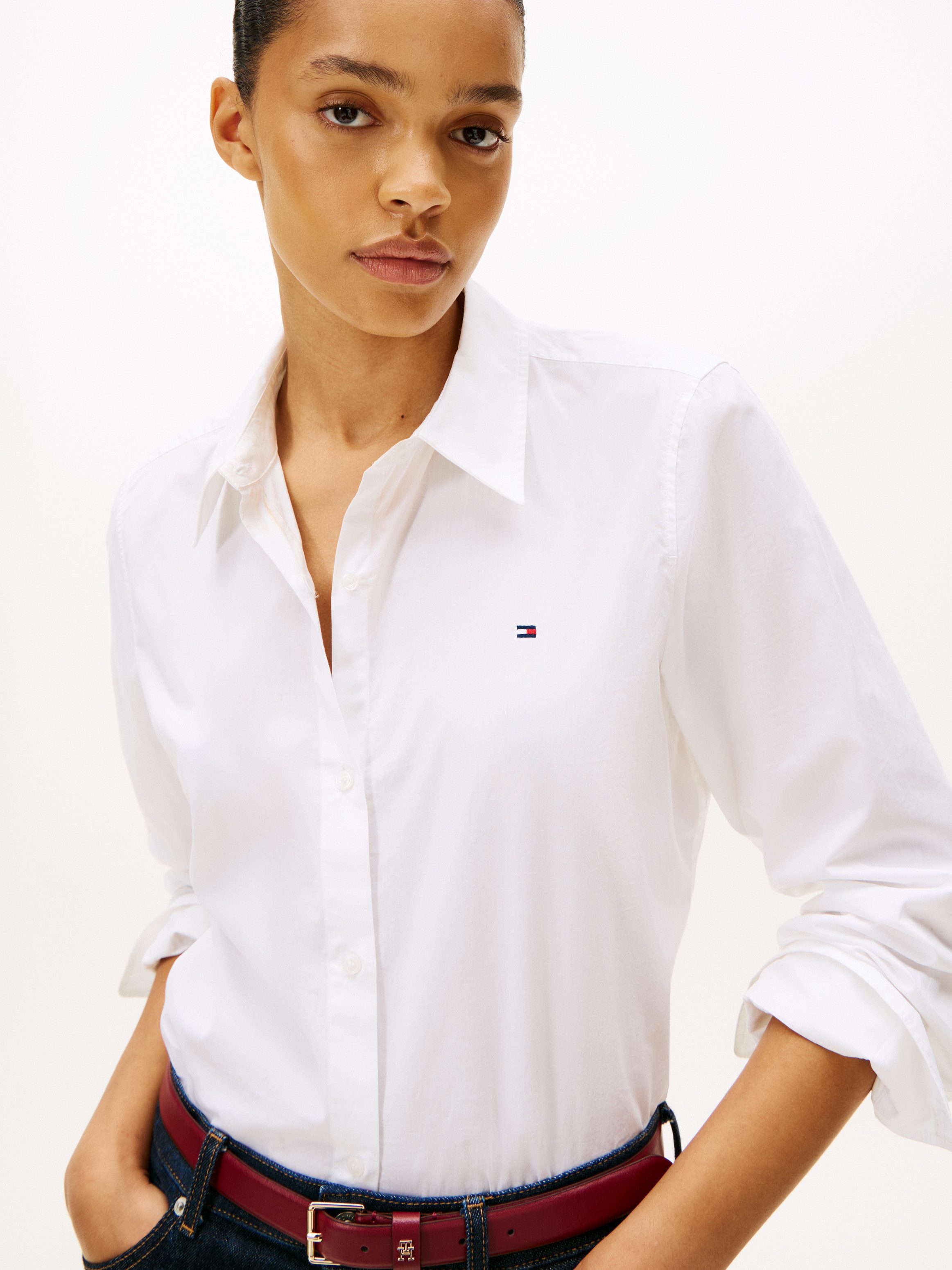 Tommy Hilfiger Shirtbluse ESS POPLIN REGULAR SHIRT günstig online kaufen