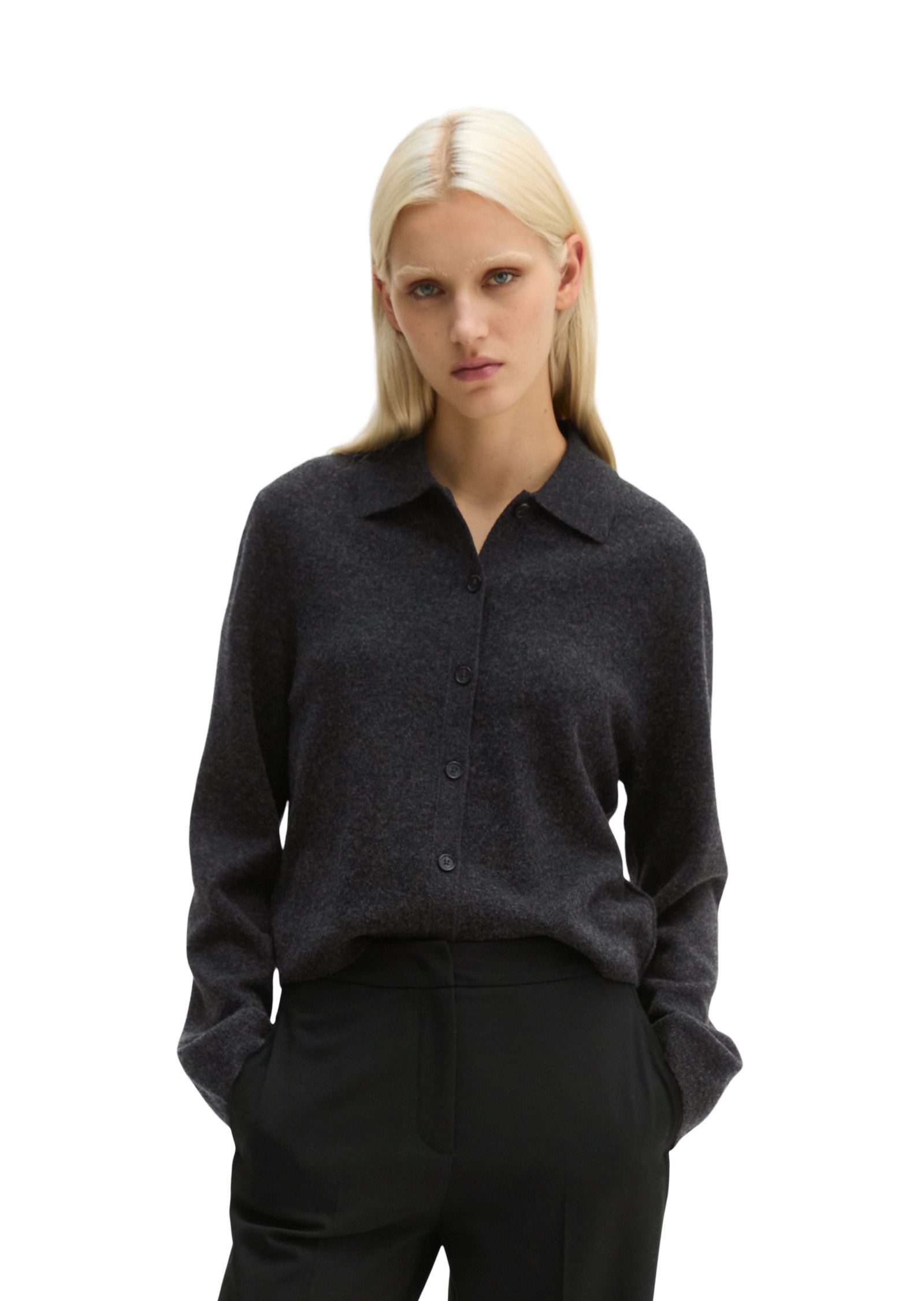 Marc O'Polo Cardigan aus Schurwolle-Kaschmir-Mix