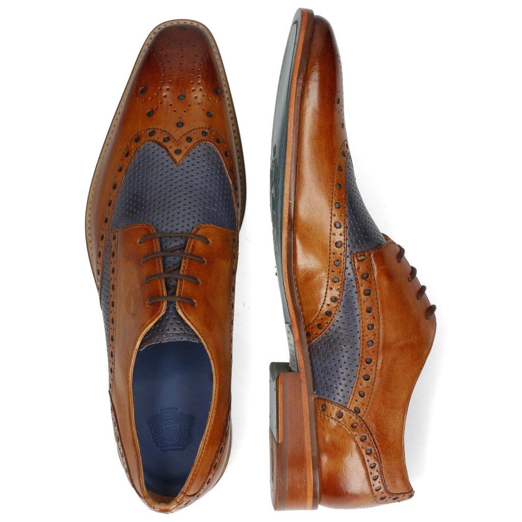 Martin & Perfo Tan 15 Navy Schnürschuh Melvin Morton Berlin Hamilton